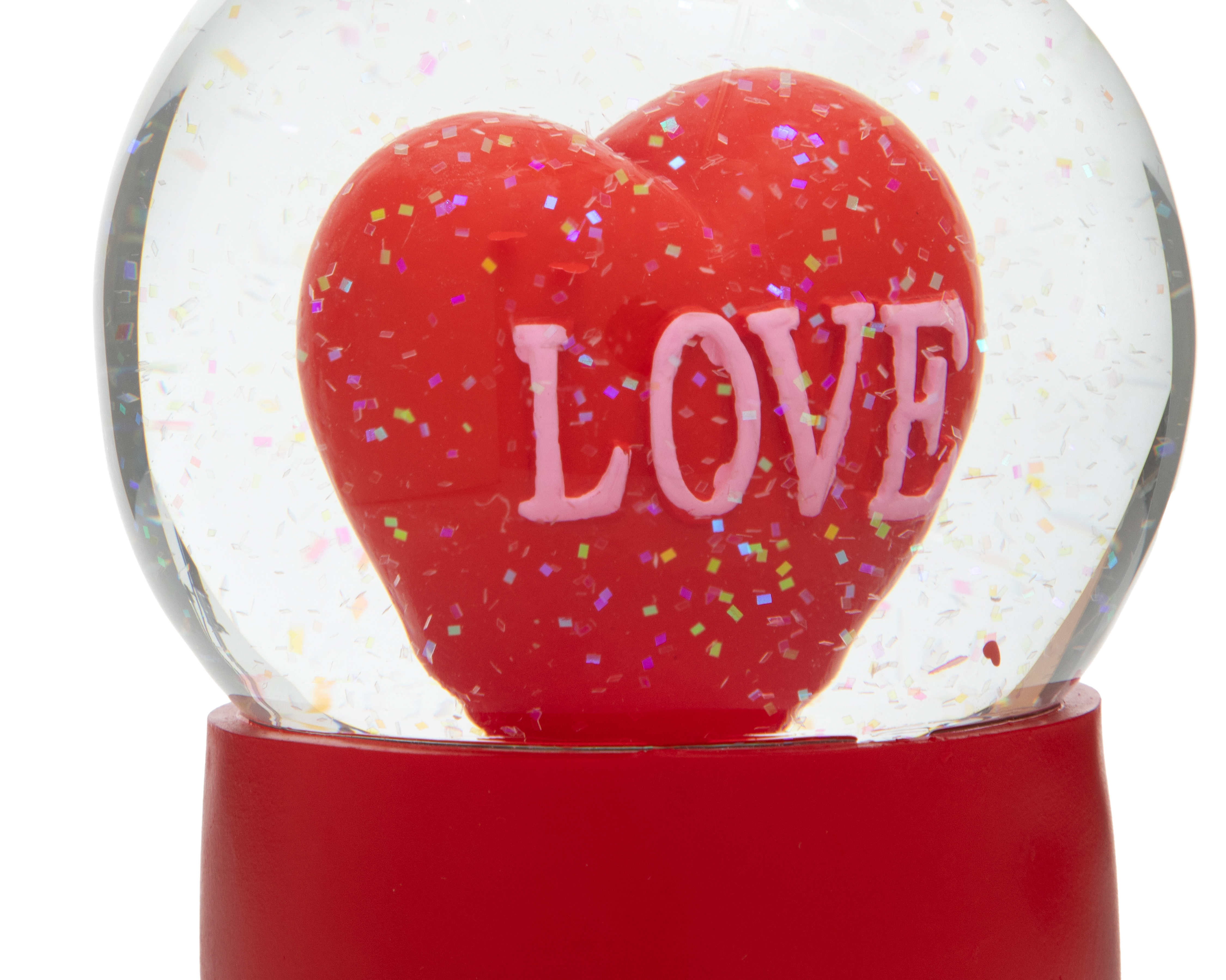 Foto 5 pulgar | Foto 4 | Esfera de Agua Love de Vidrio