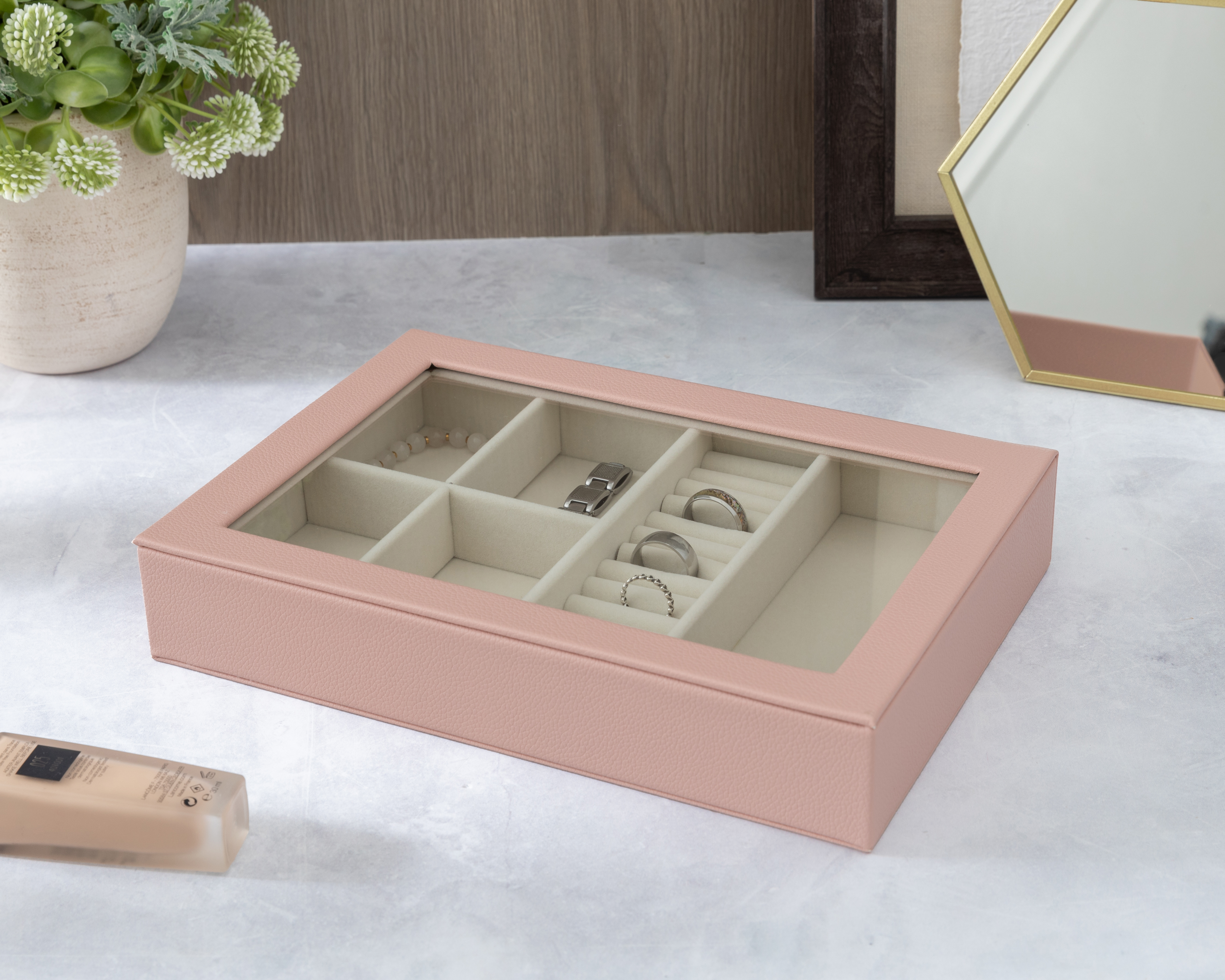 Foto 6 pulgar | Foto 5 | Joyero de Poliuretano Starhaus Rosa