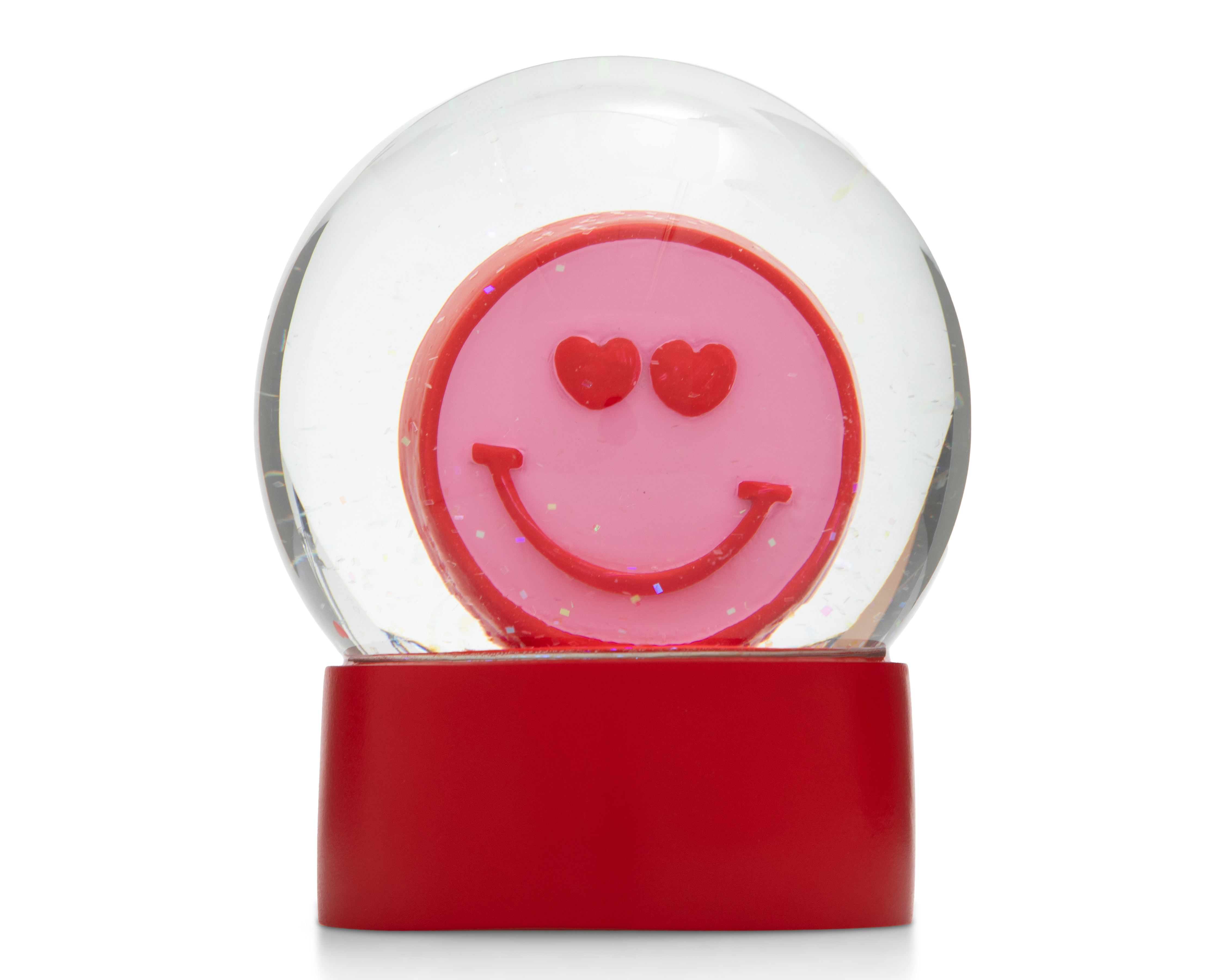 Foto 4 pulgar | Foto 3 | Esfera de Agua Happy Face de Vidrio