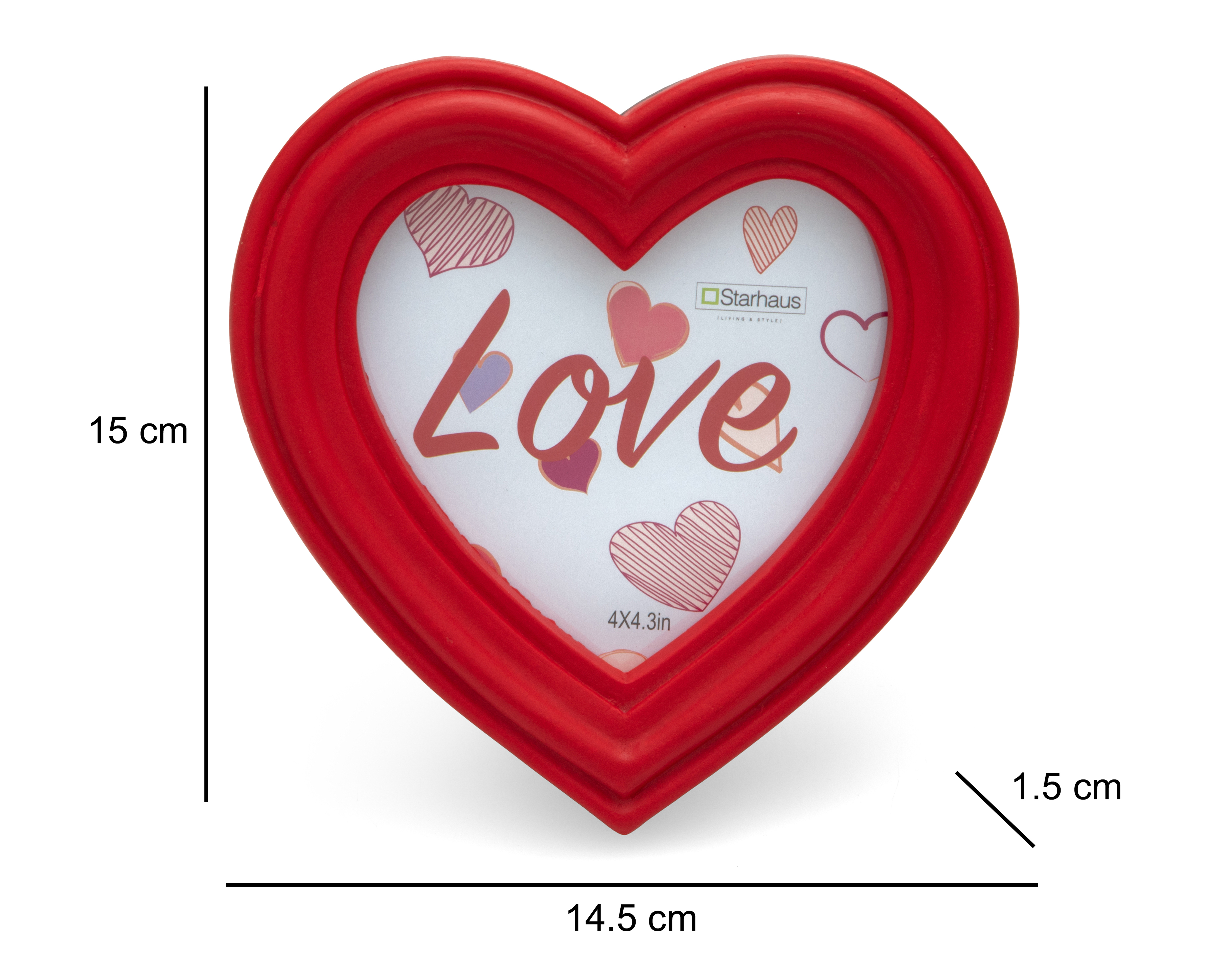 Foto 6 pulgar | Foto 5 | Portarretrato de Resina Starhaus 4 x 4 Pulgadas