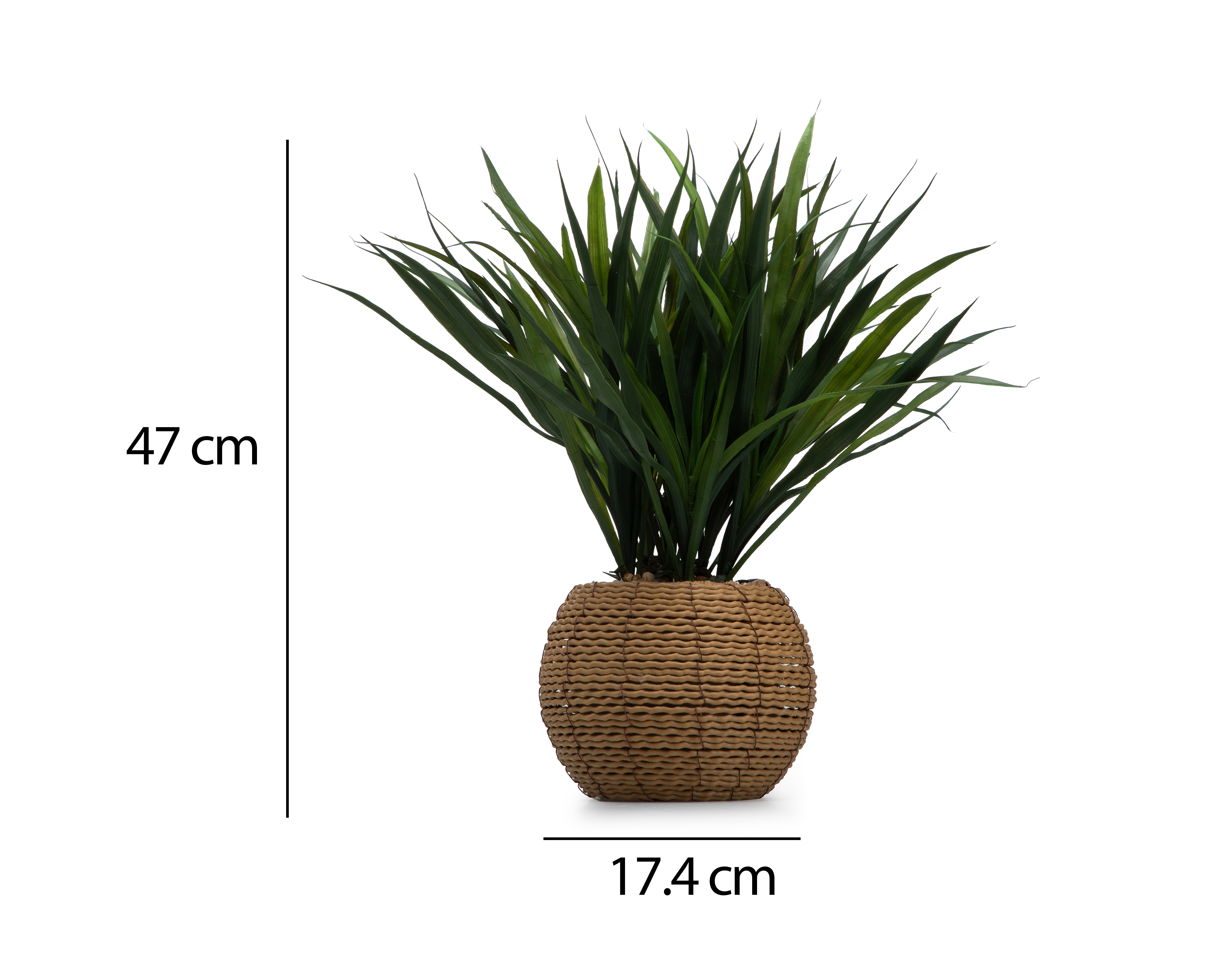 Foto 5 | Foto 5 | Planta Artificial con Maceta Starhaus 47 cm