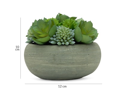 Foto 5 | Foto 5 | Suculenta Artificial con Maceta Starhaus 10 cm