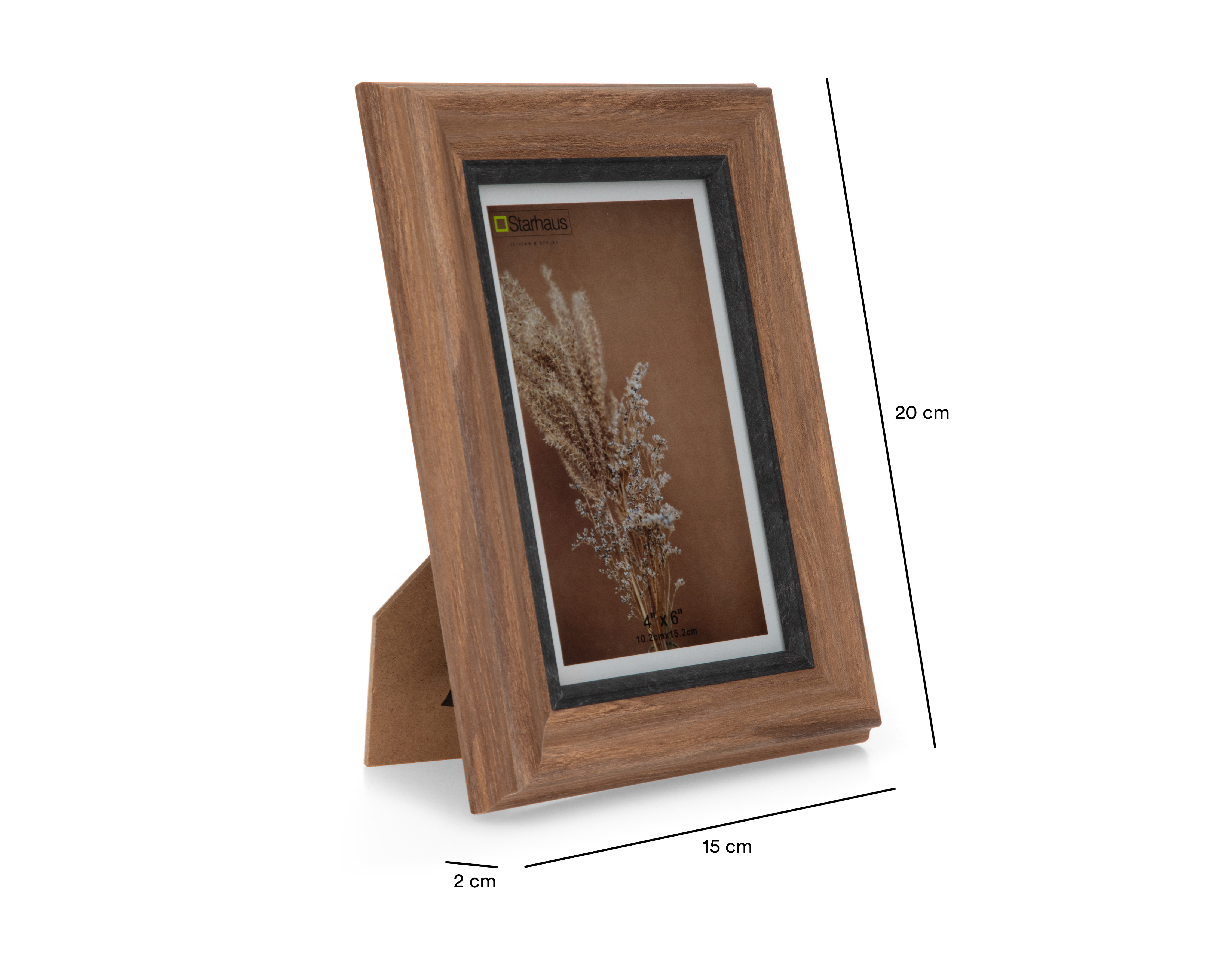 Foto 5 | Foto 5 | Portarretrato de Poliestireno Starhaus 4 x 6 Pulgadas