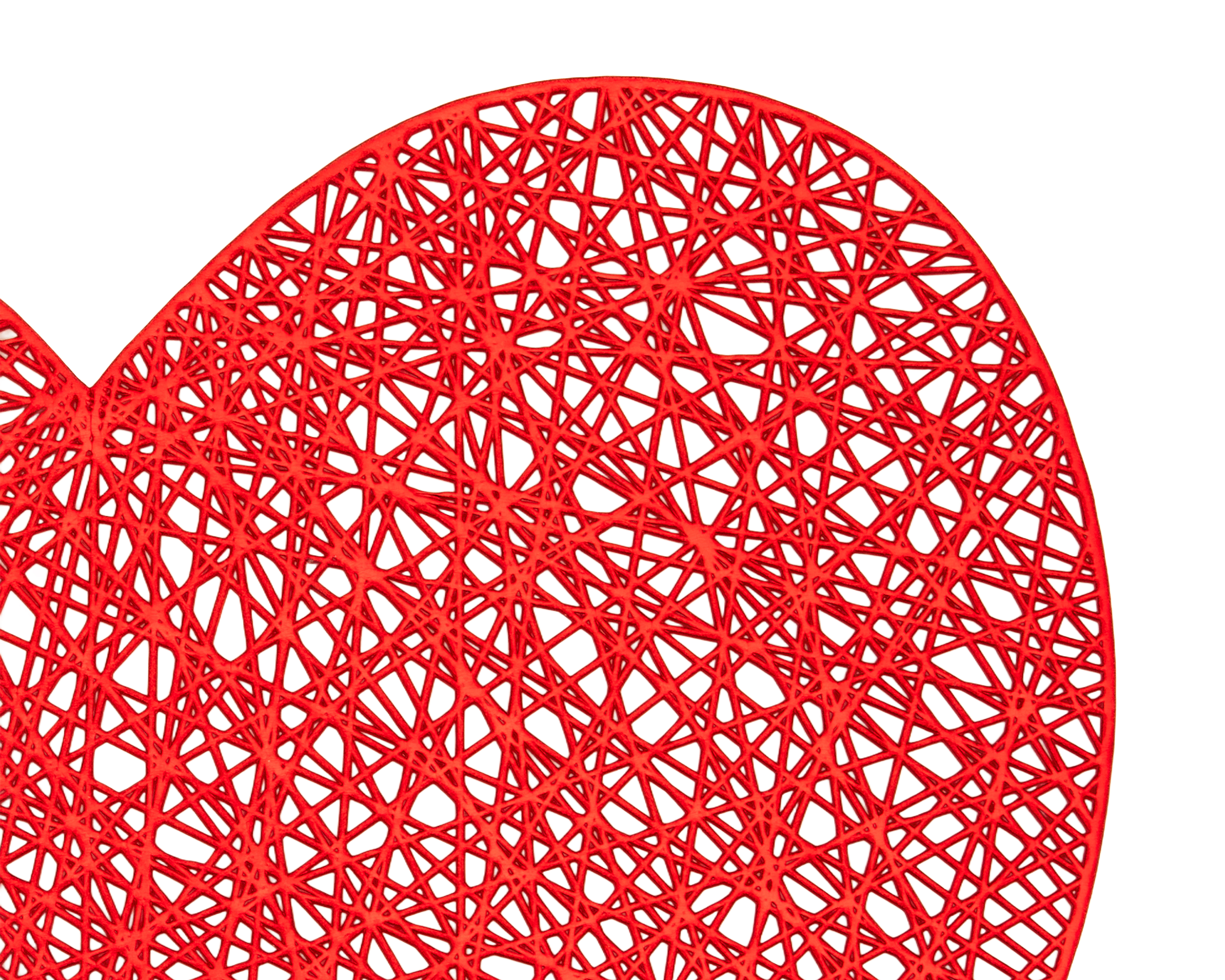 Foto 6 pulgar | Foto 5 | Mantel Individual Rojo Starhaus Valentine 4 Piezas