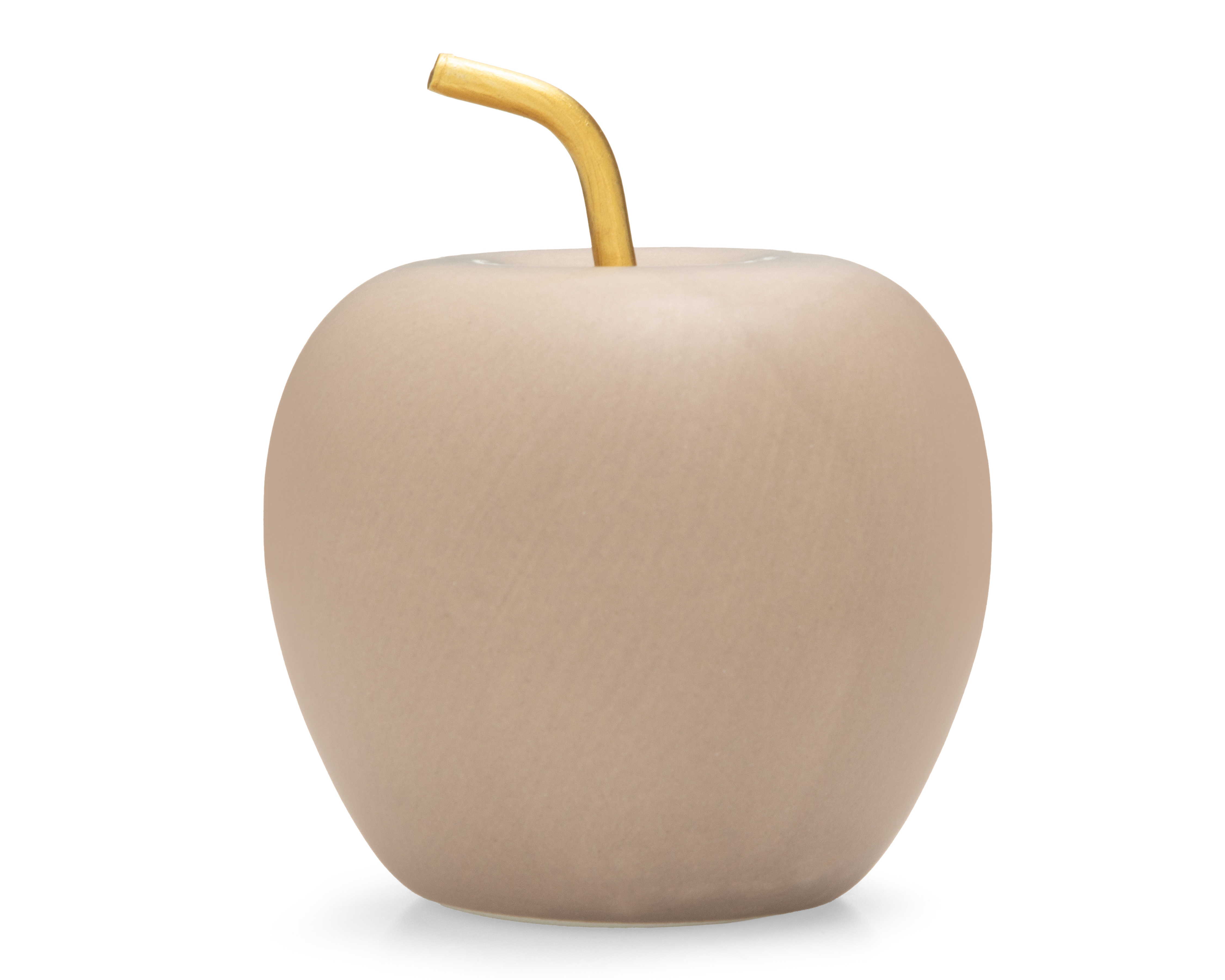 Escultura de Manzana Lea de Cerámica