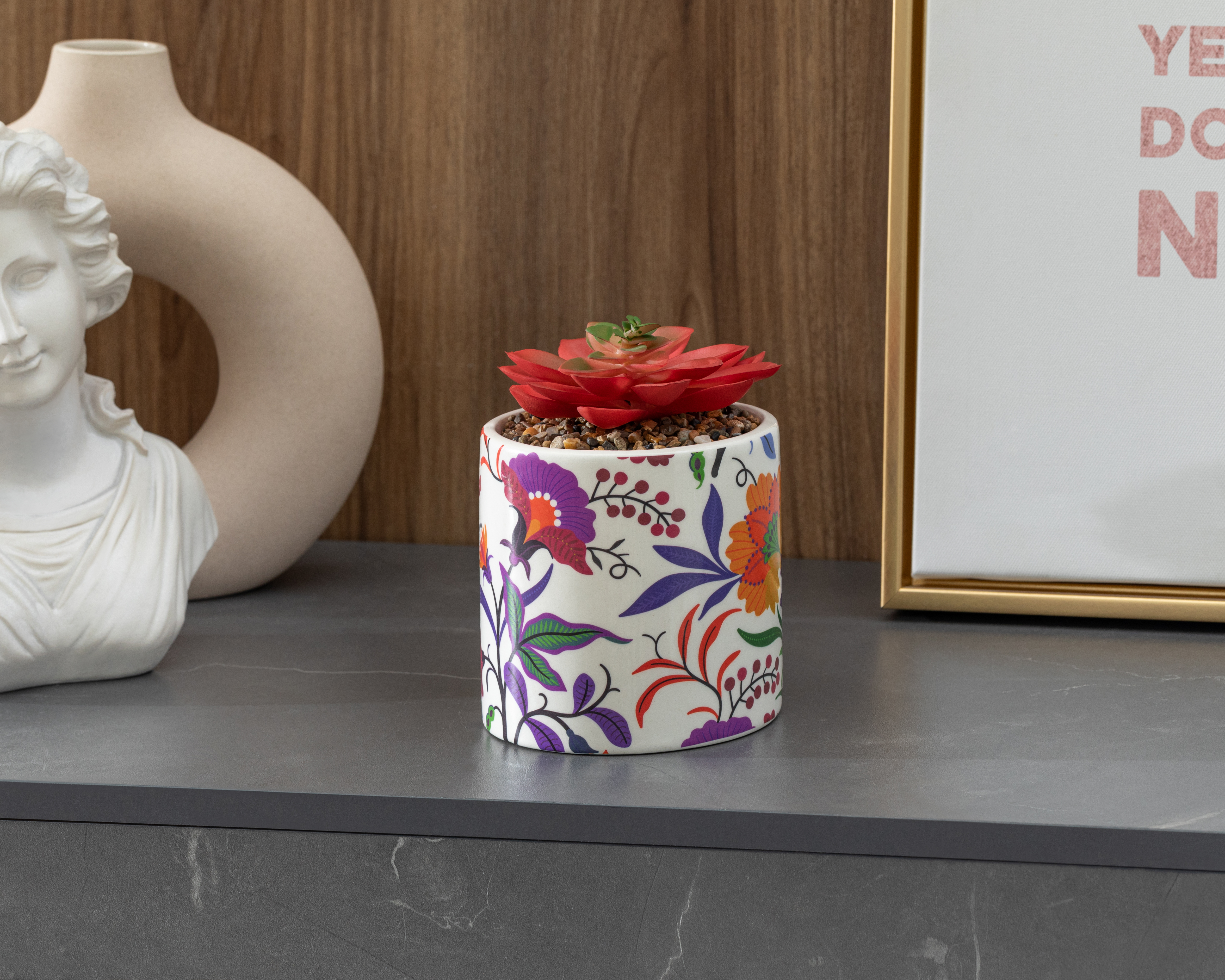 Foto 5 pulgar | Foto 4 | Planta Artificial con Maceta Starhaus 15 cm