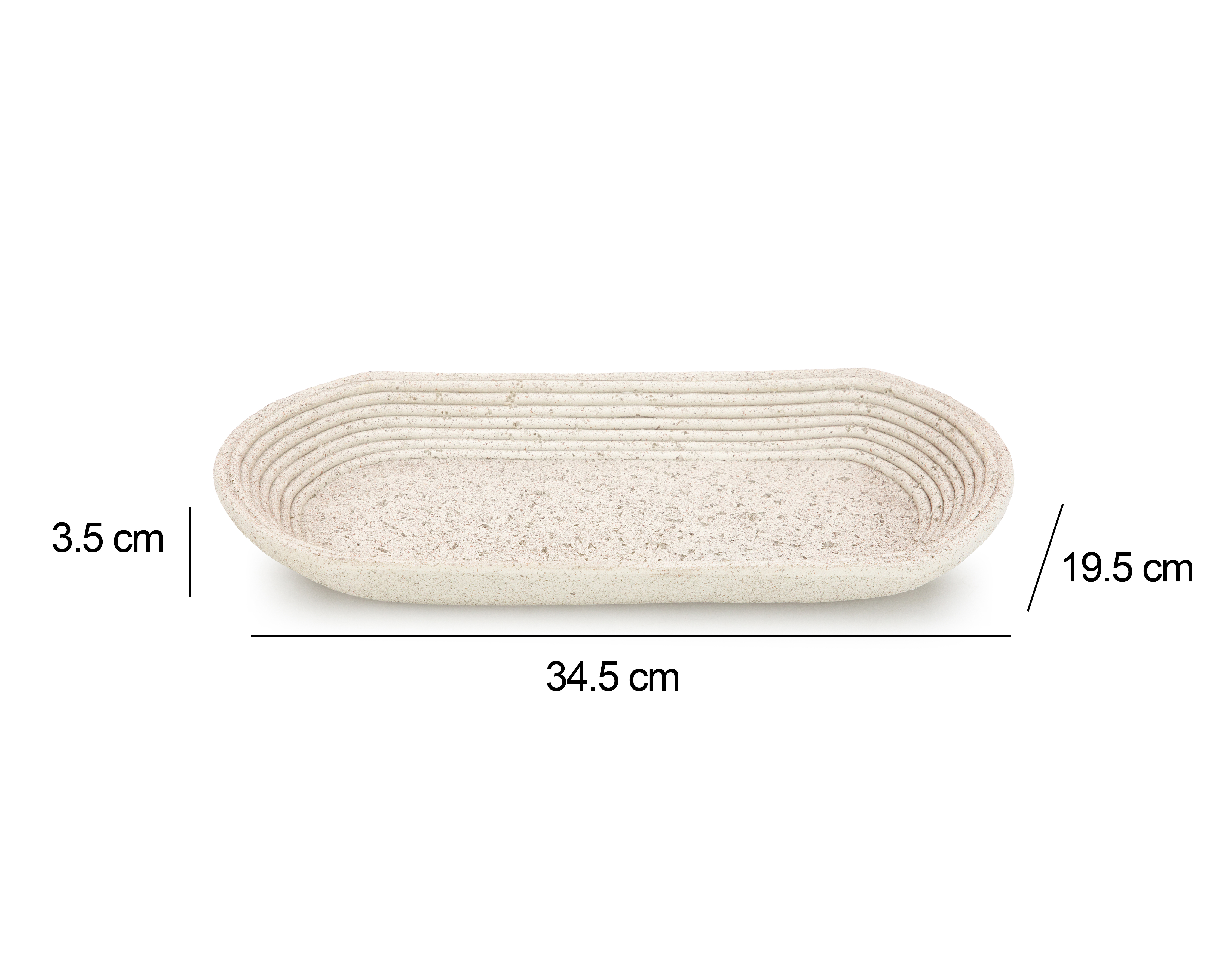 Foto 6 pulgar | Foto 5 | Charola Decorativa Ovalada Bedal de Resina