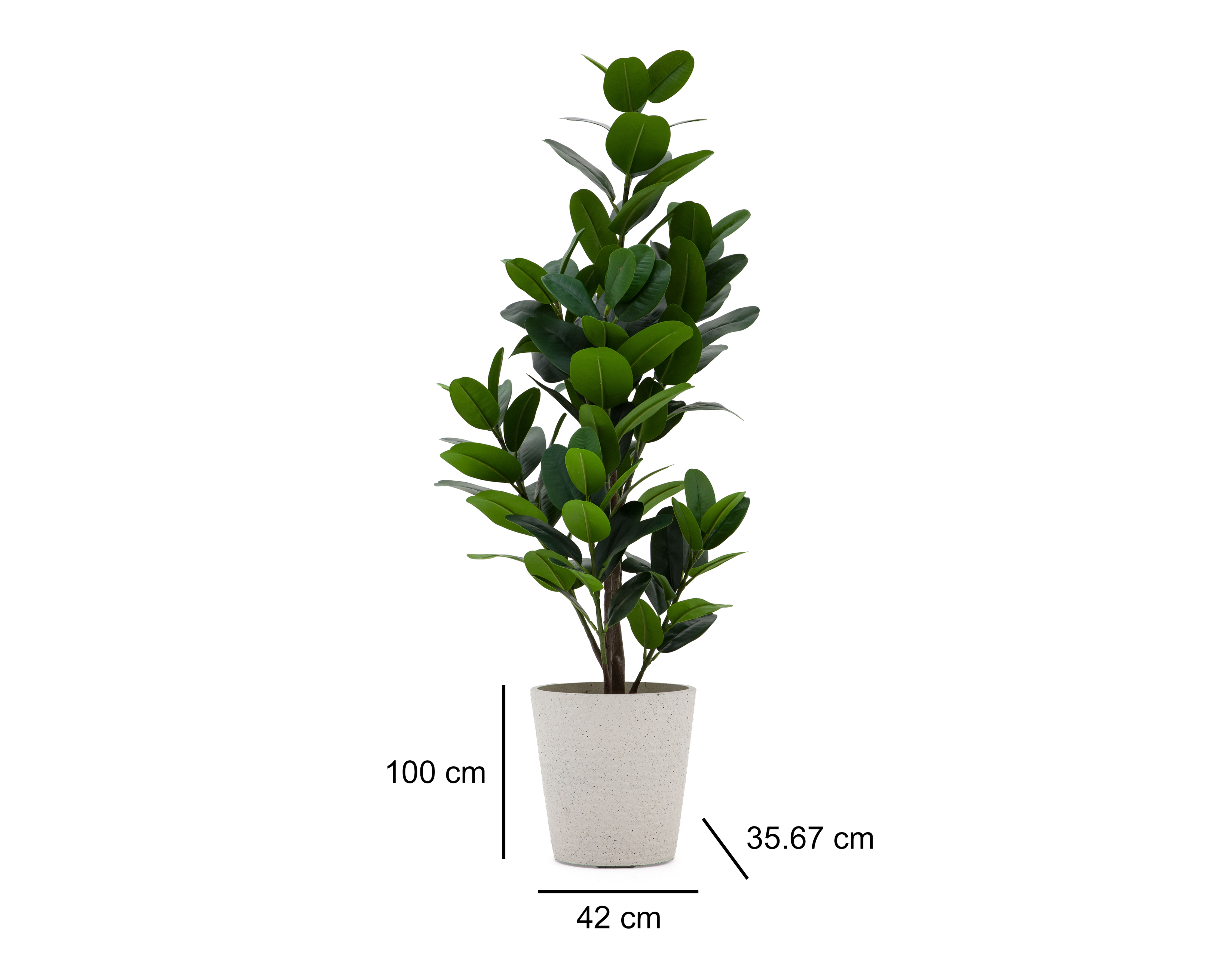 Foto 5 | Foto 5 | Ficus Artificial con Maceta Starhaus 100 cm