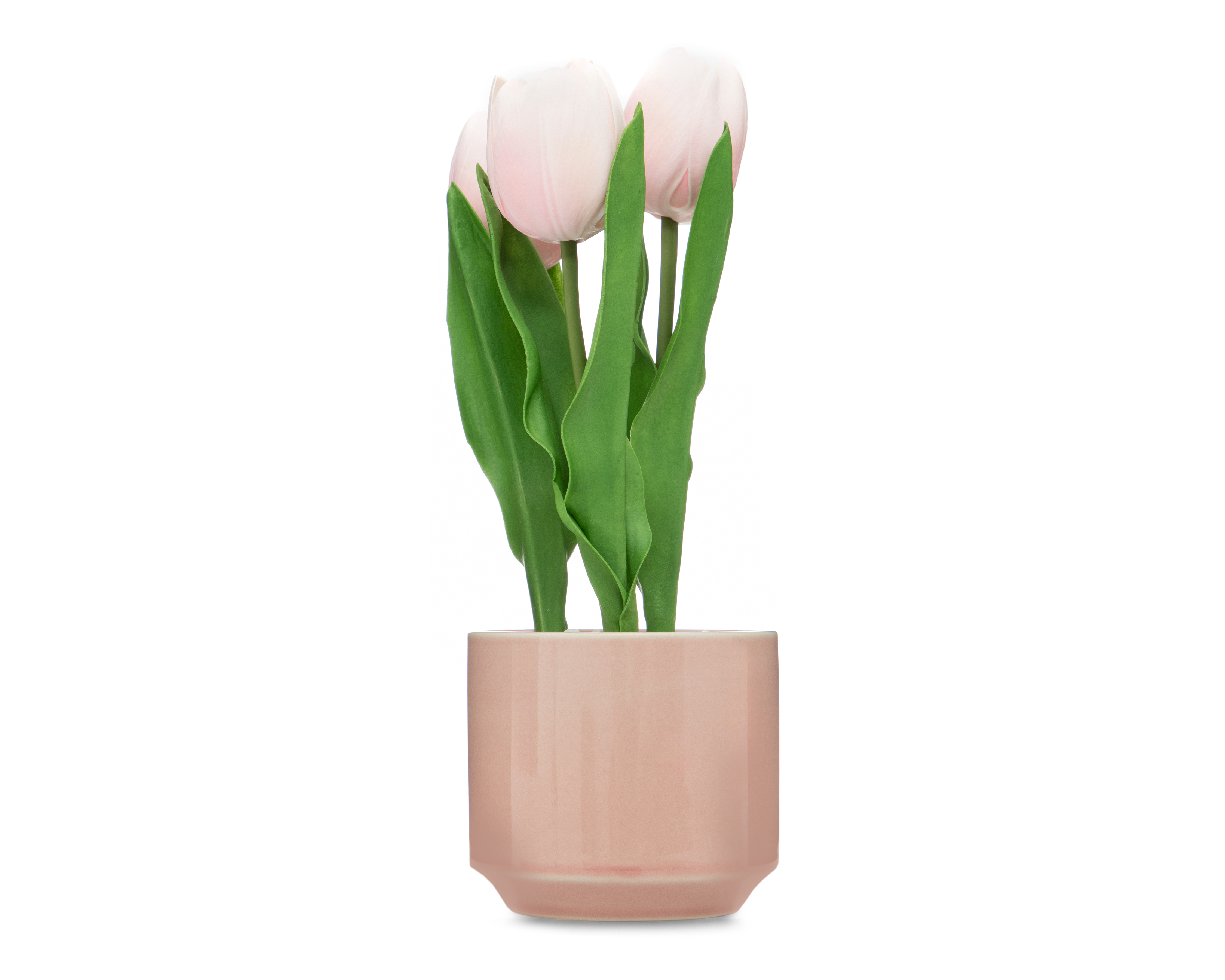 Tulipán Artificial con Maceta Rose 30 cm