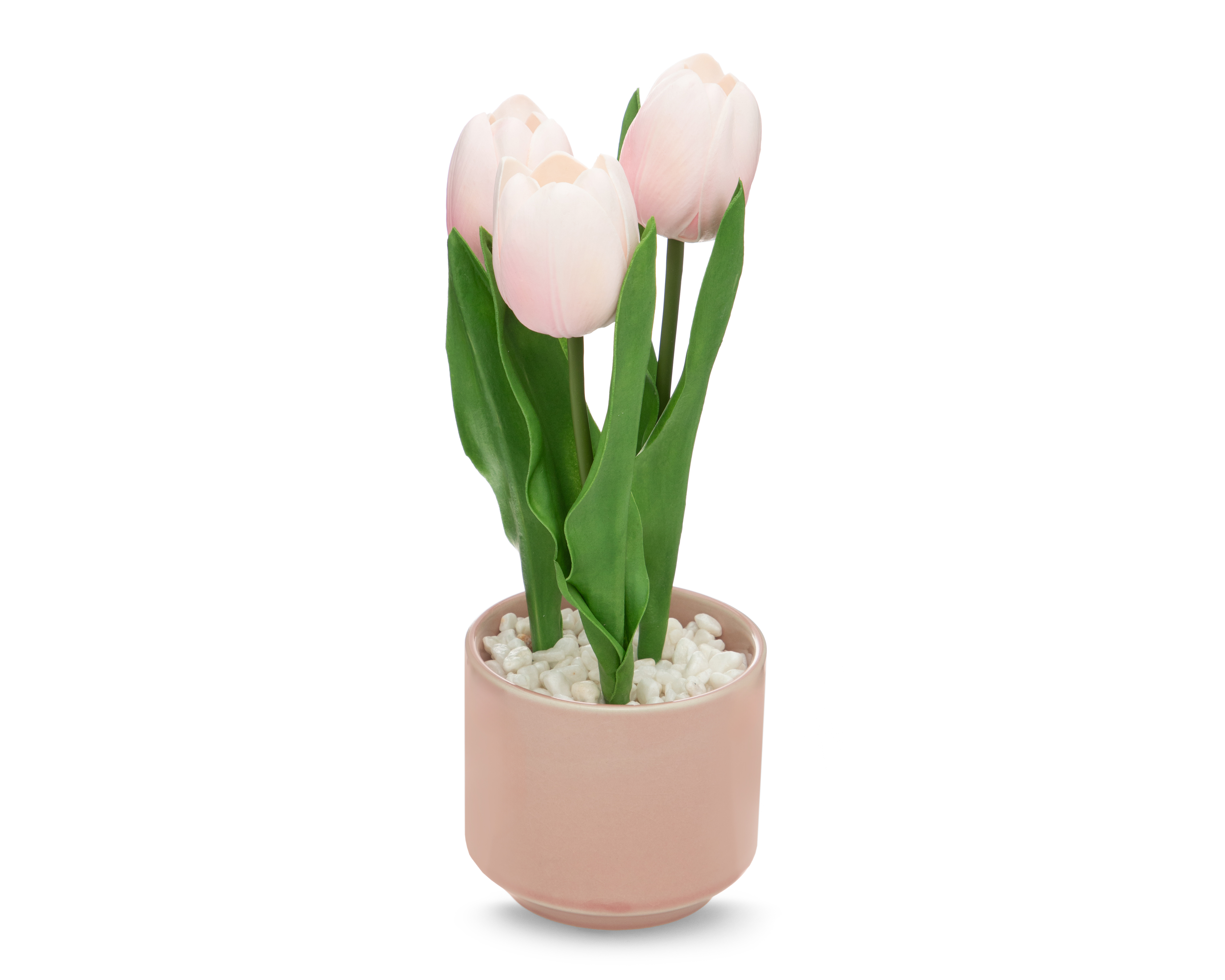 Foto 3 pulgar | Foto 2 | Tulipán Artificial con Maceta Rose 30 cm