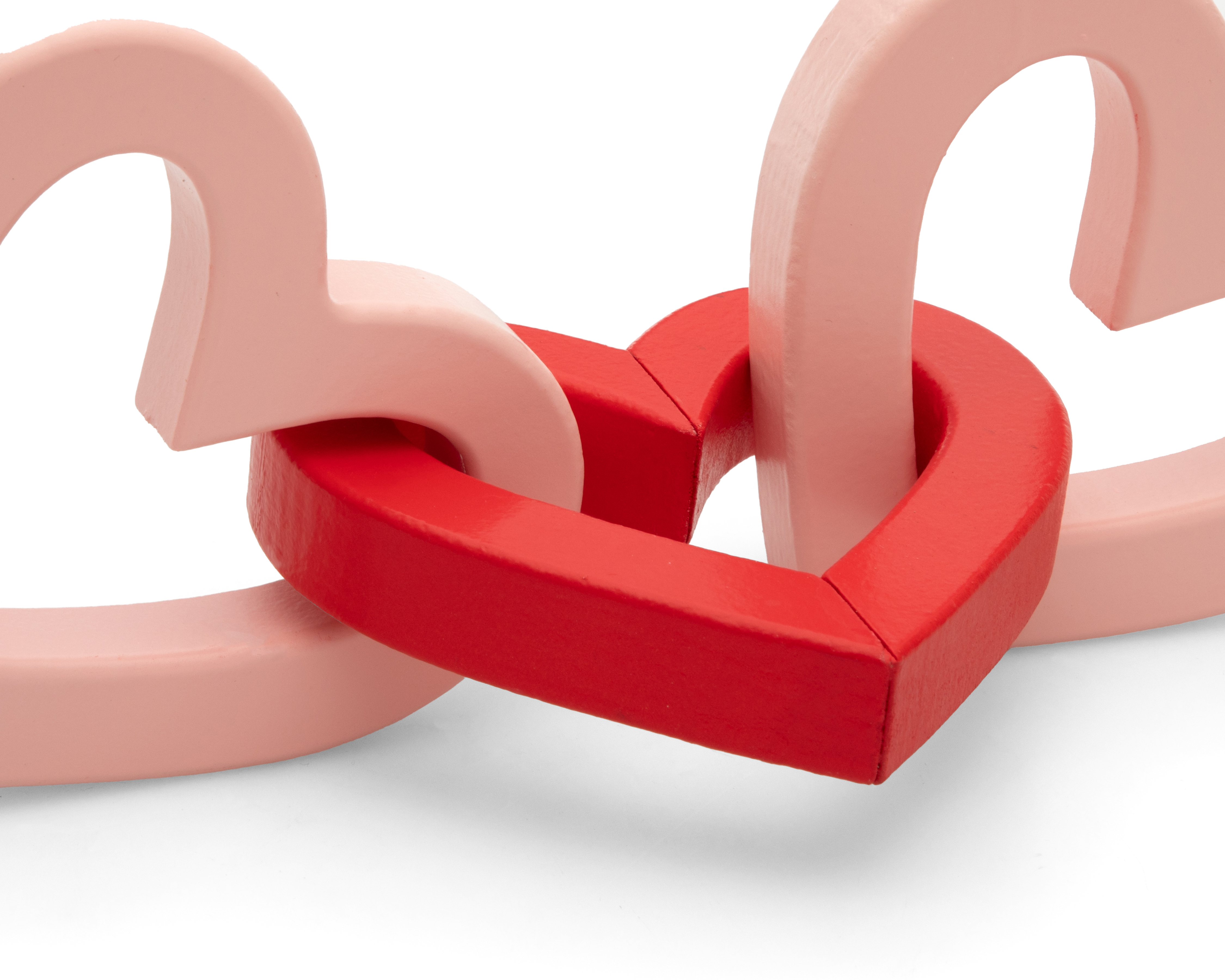 Foto 5 pulgar | Foto 4 | Escultura de Corazones Tiare de Madera Industrializada