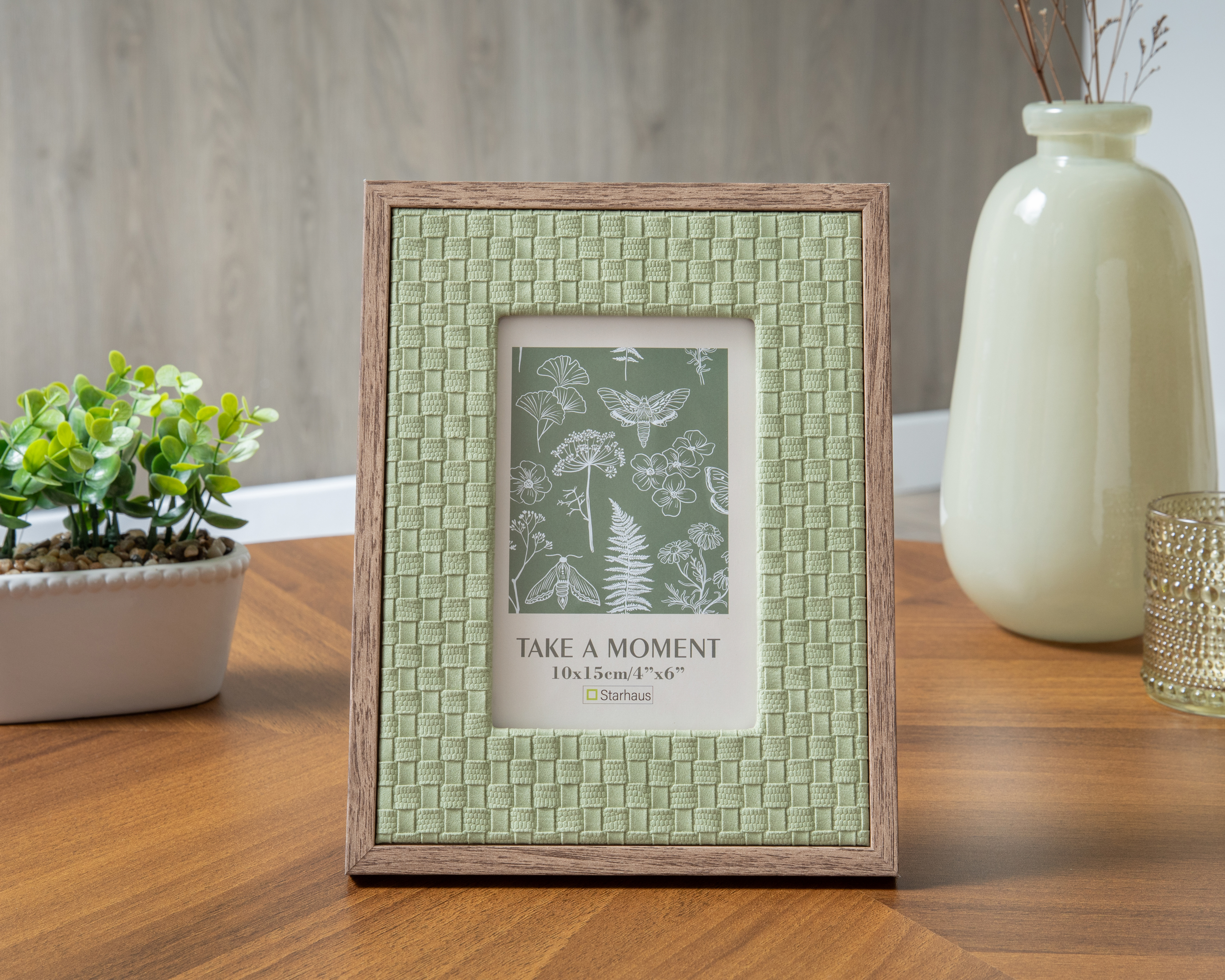 Foto 4 | Foto 4 | Portarretrato de Madera Starhaus 4 x 6 Pulgadas