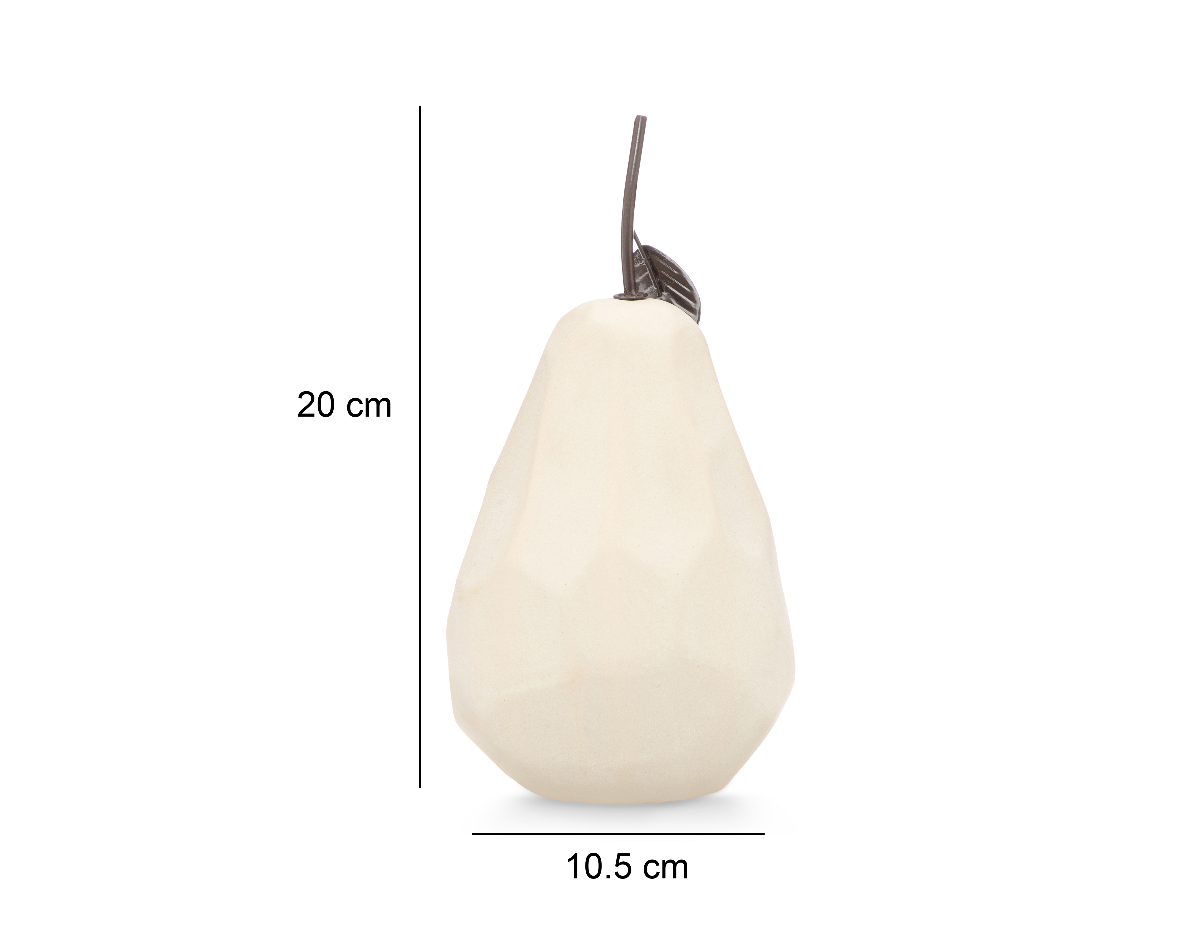 Foto 6 pulgar | Foto 5 | Figura Decorativa Pera Parma de Resina