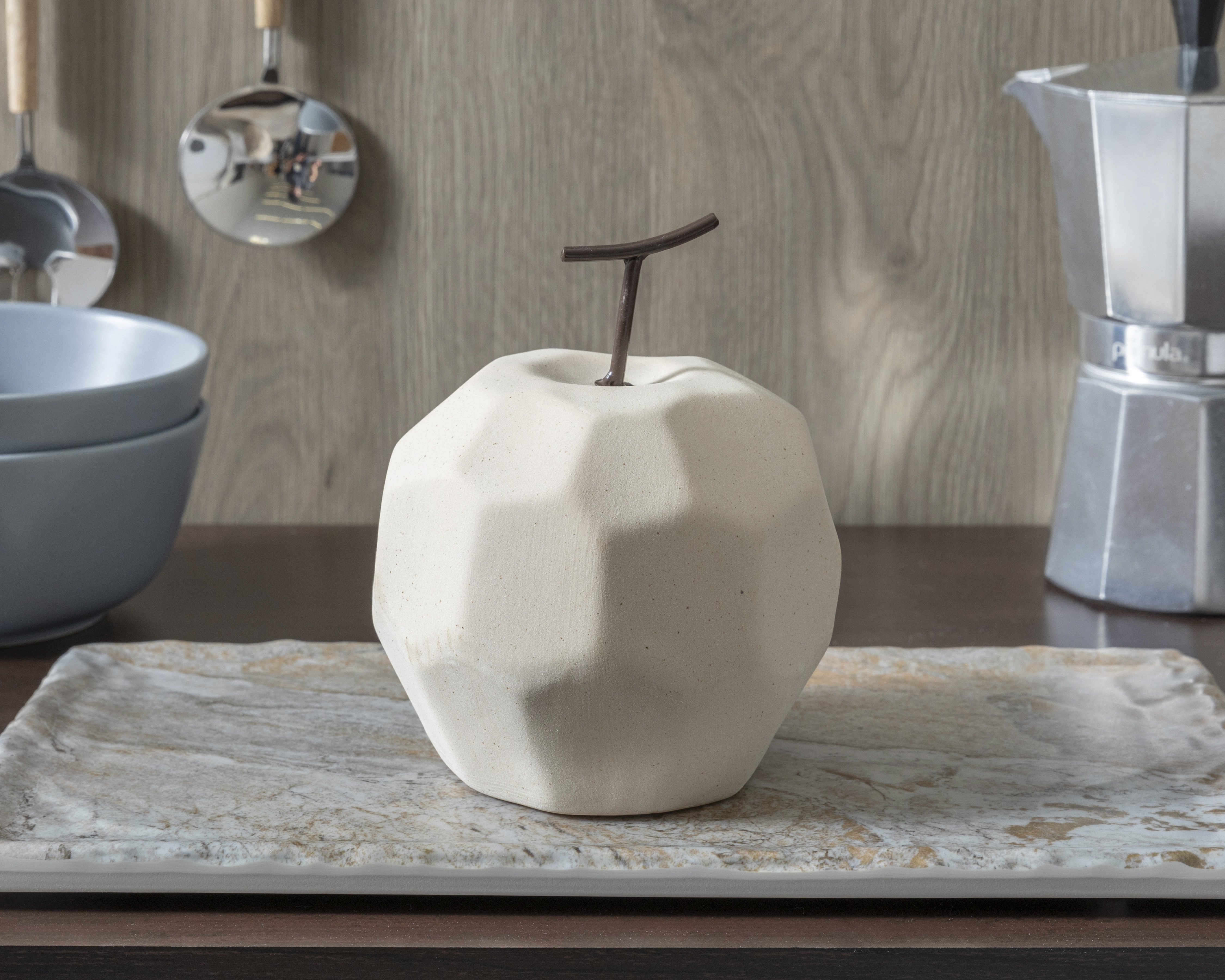 Foto 5 pulgar | Foto 4 | Figura Decorativa Manzana Parma de Resina