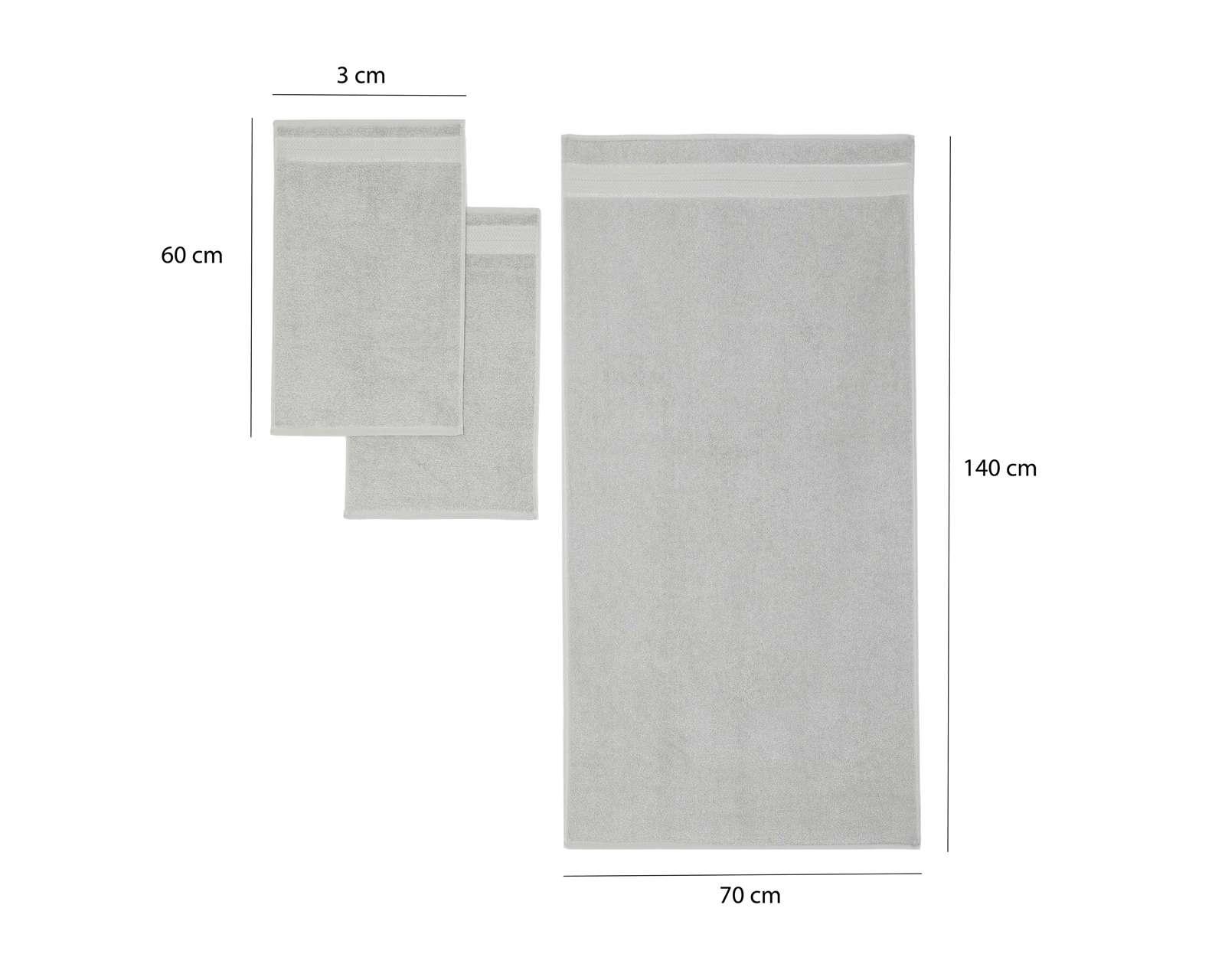 Foto 4 | Foto 4 | Toalla Clarissa Gris 4 Piezas