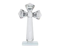 Escultura de Cruz Landen de Vidrio