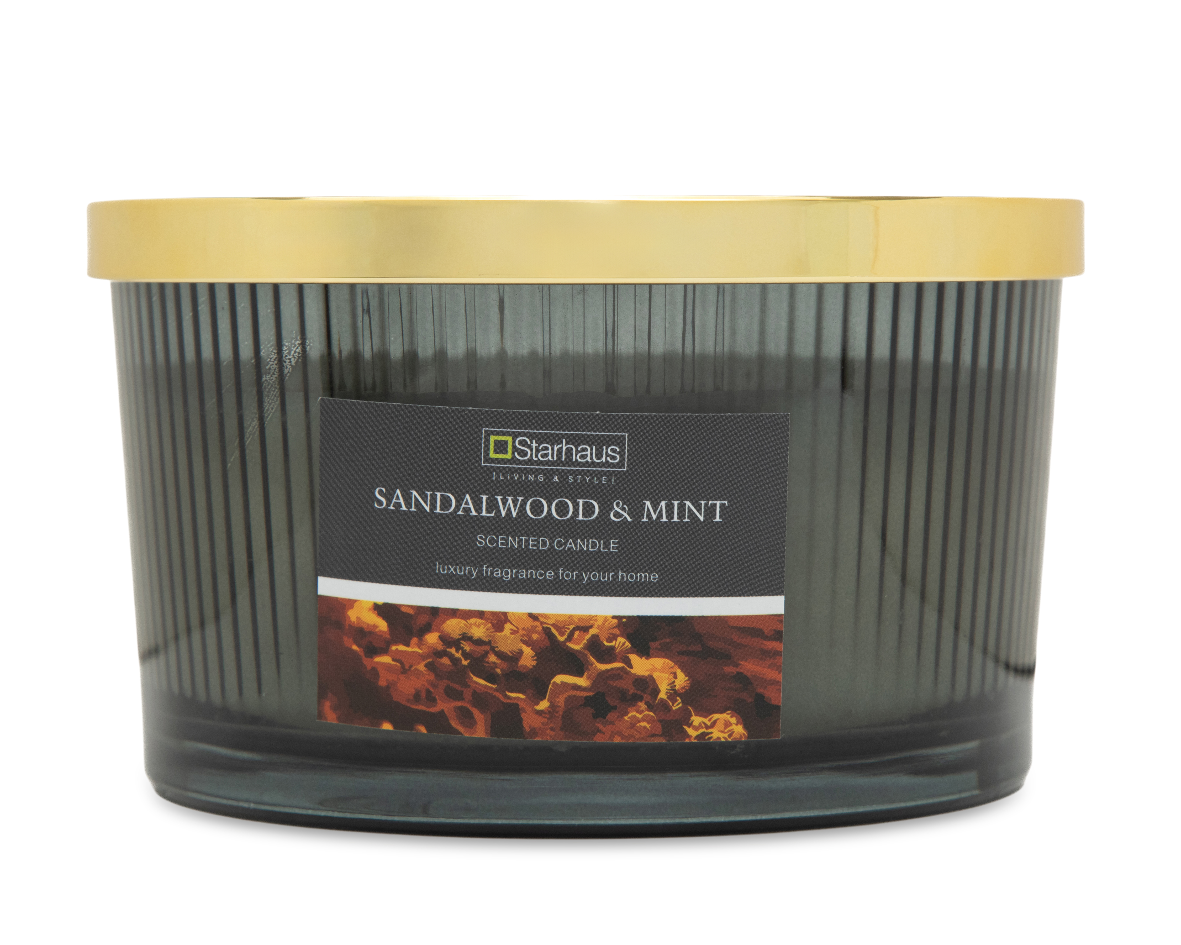 Vela Aromática Sándalo y Menta