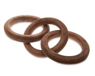 Figura Decorativa de Aros Link de Madera