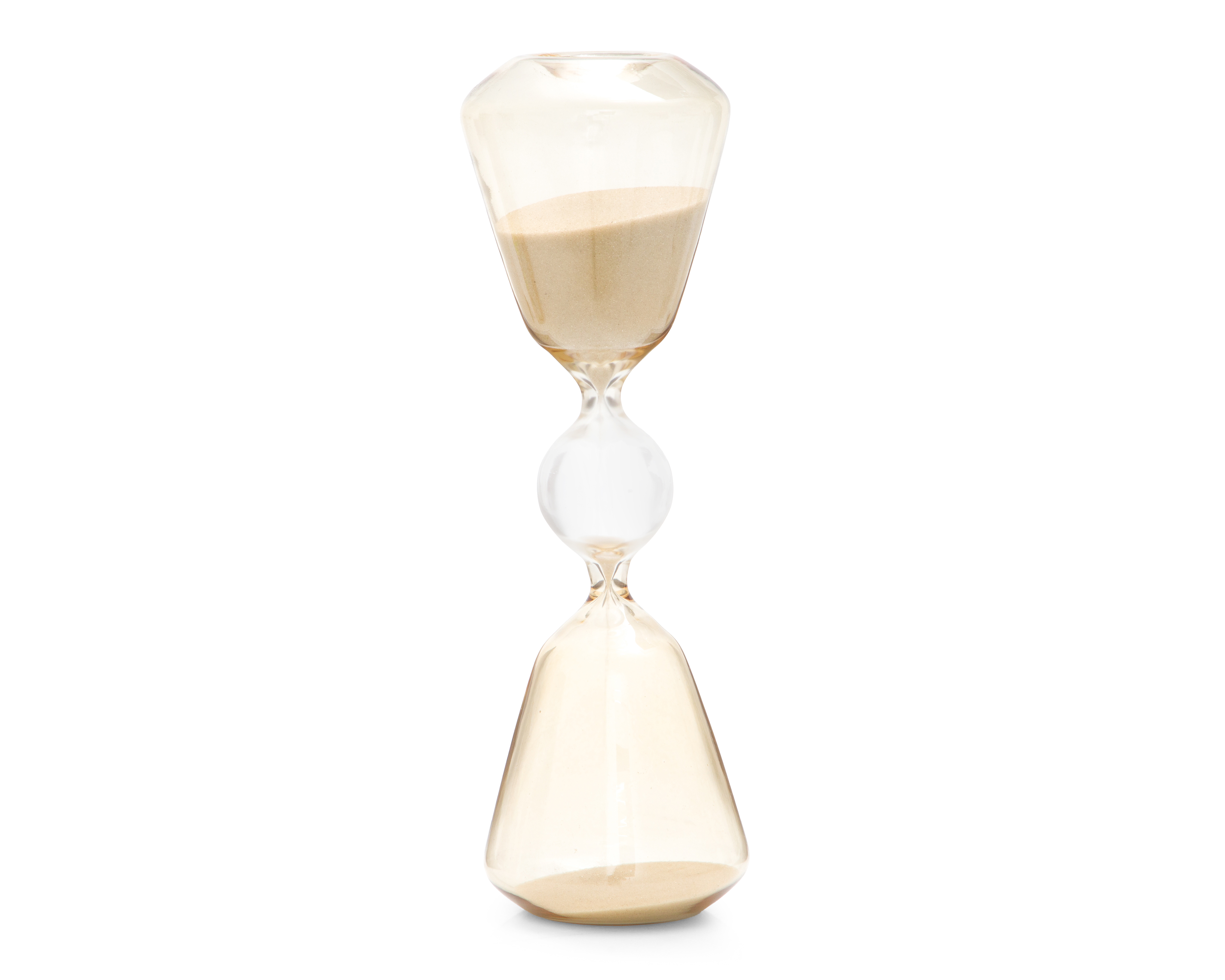 Escultura Reloj de Arena Honey de Vidrio
