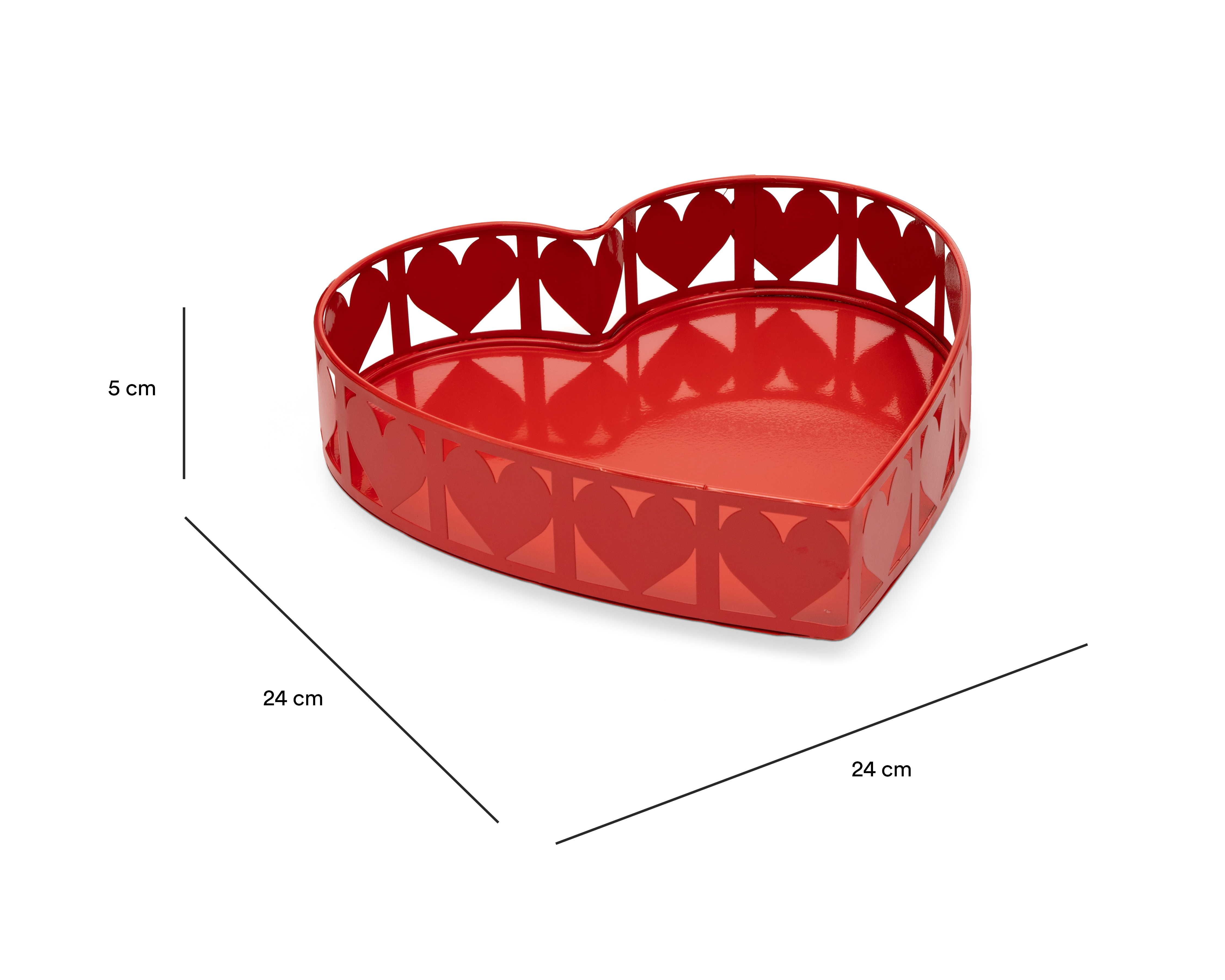 Foto 5 | Foto 5 | Charola Decorativa Corazón Deinze de Metal