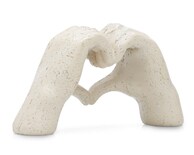 Escultura de Manos Doja de Resina