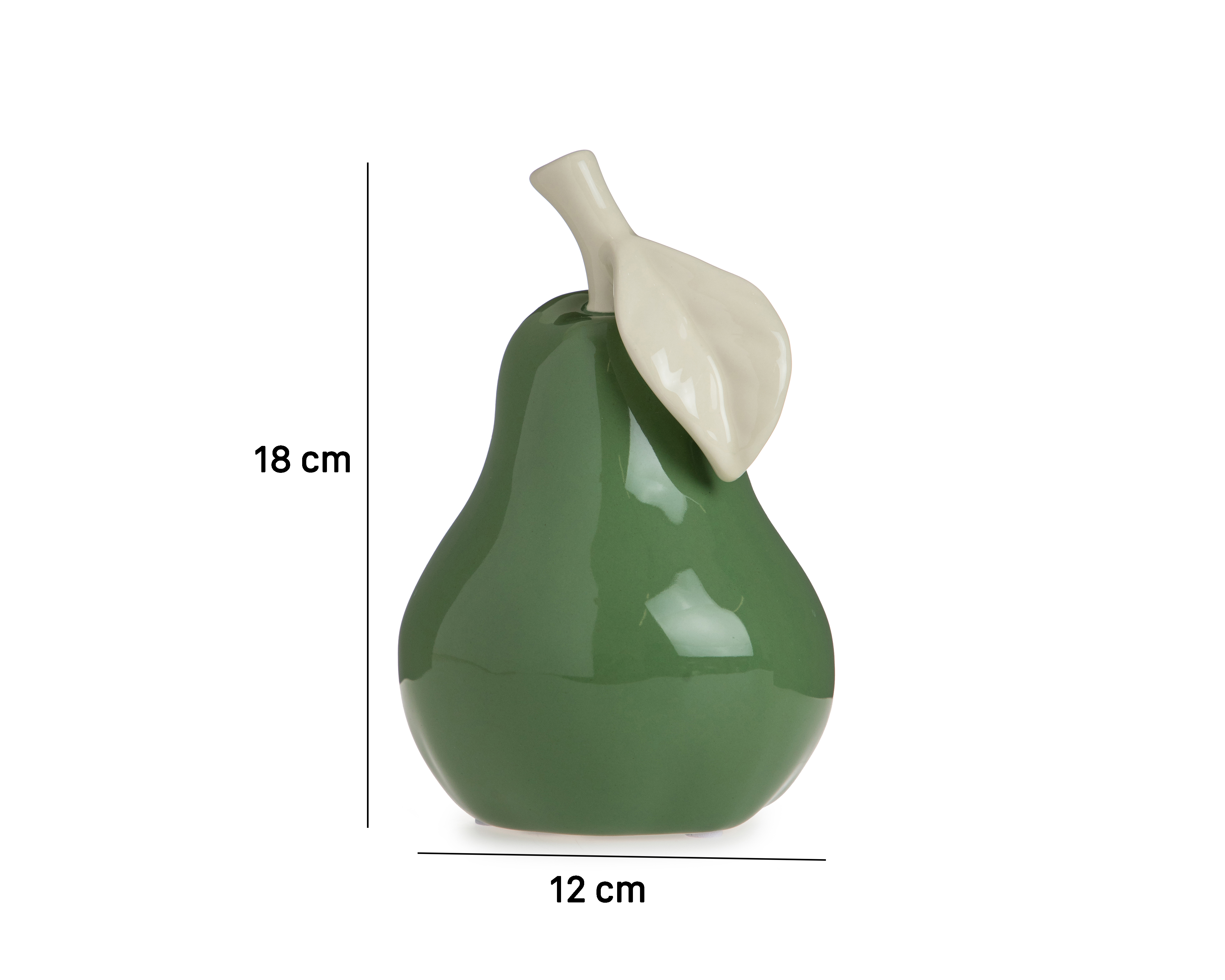 Foto 6 pulgar | Foto 5 | Figura Decorativa de Pera Pear de Cerámica