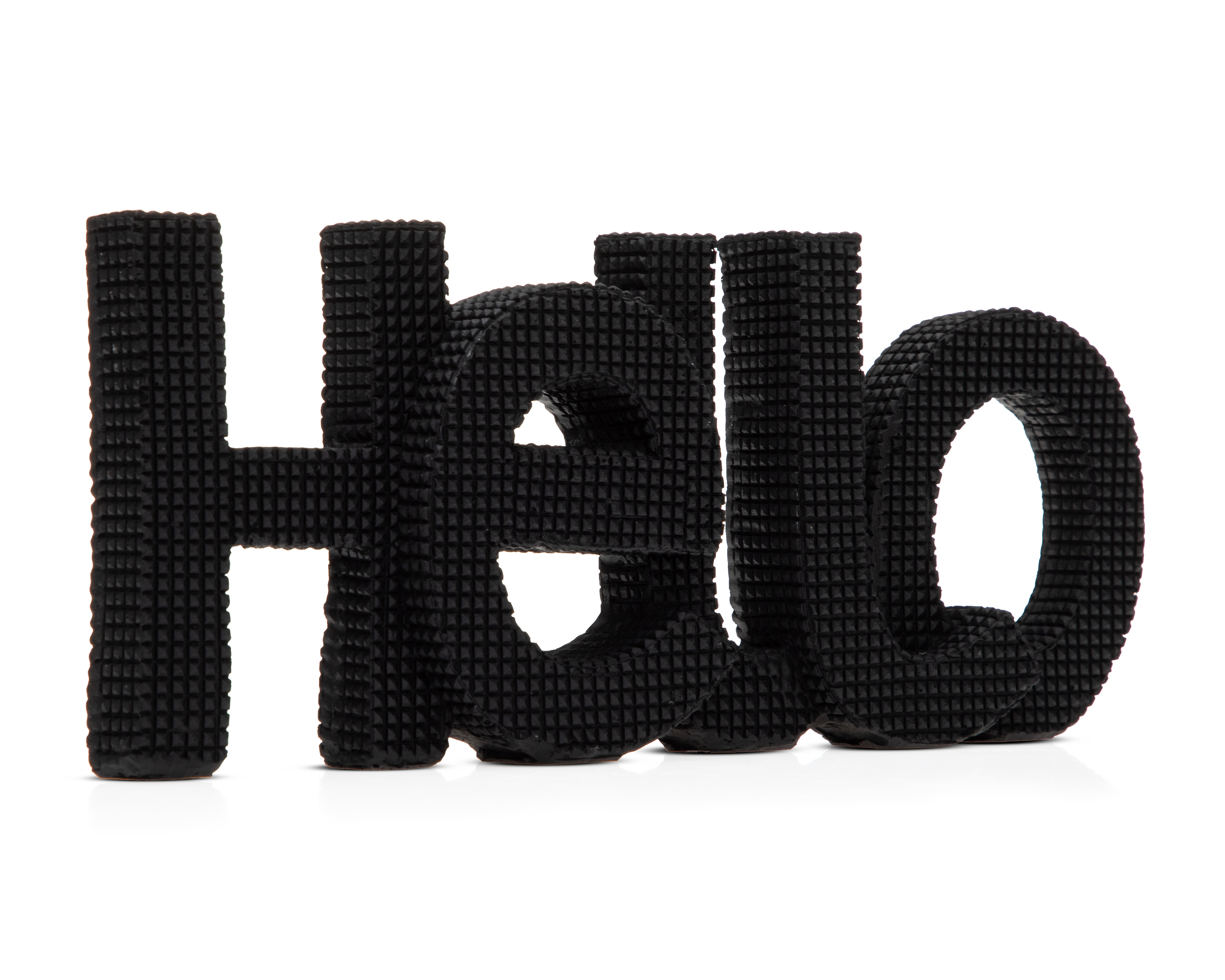 Letrero Decorativo Hello Bl de Madera