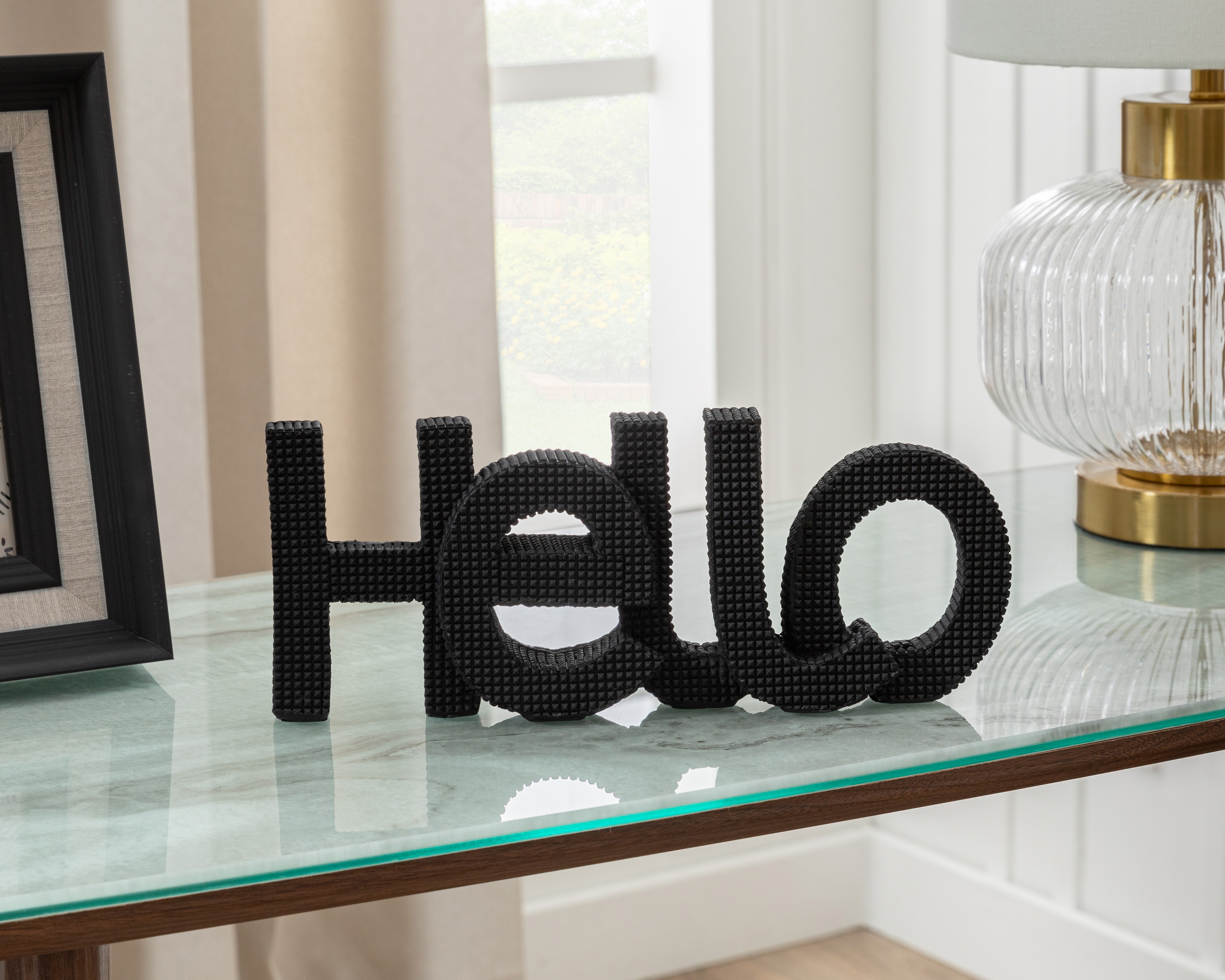 Foto 5 pulgar | Foto 4 | Letrero Decorativo Hello Bl de Madera