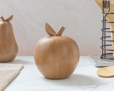 Foto 4 | Foto 4 | Escultura de Manzana Borgloon de Resina