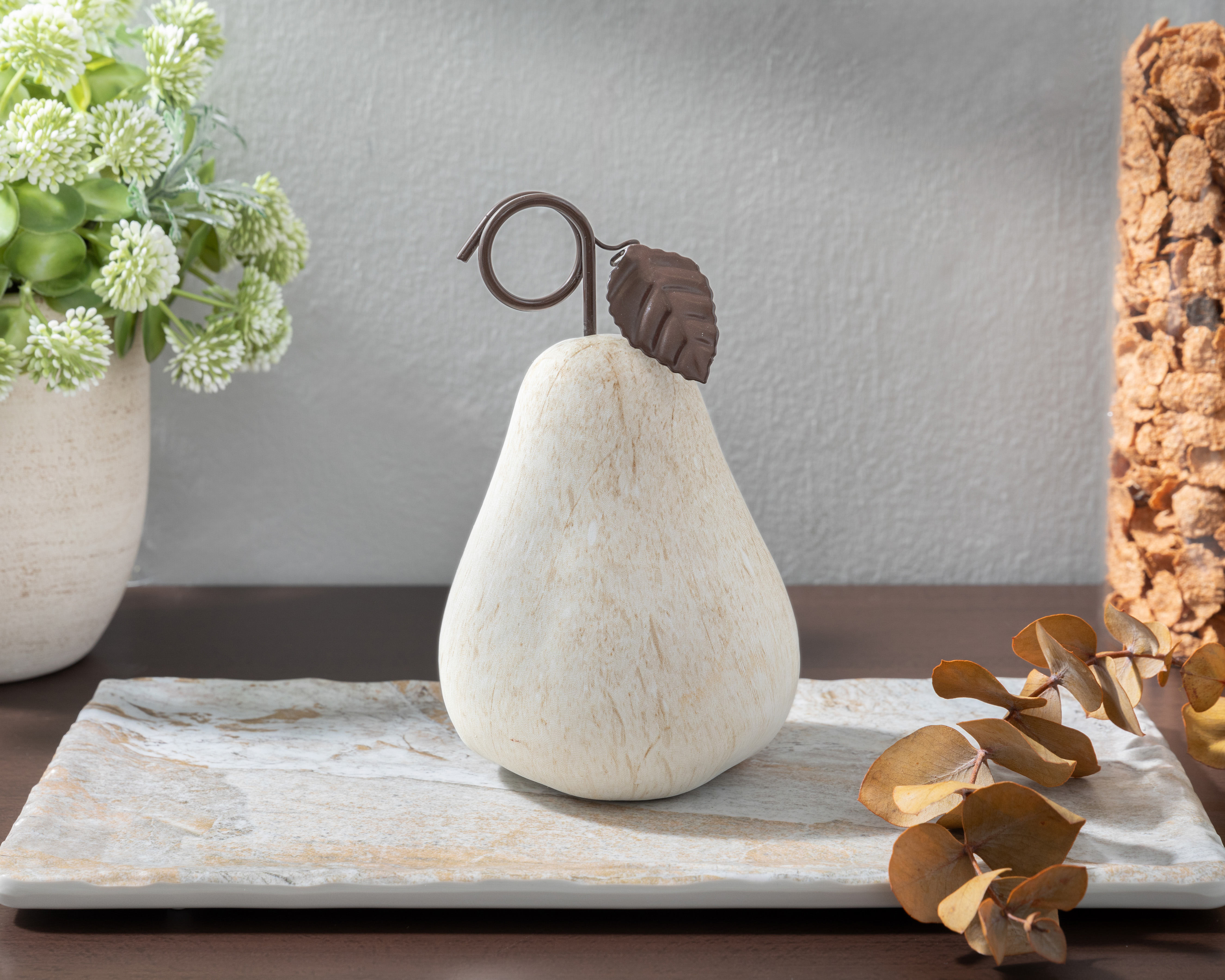 Foto 5 pulgar | Foto 4 | Figura Decorativa Pera Bastogne de Resina
