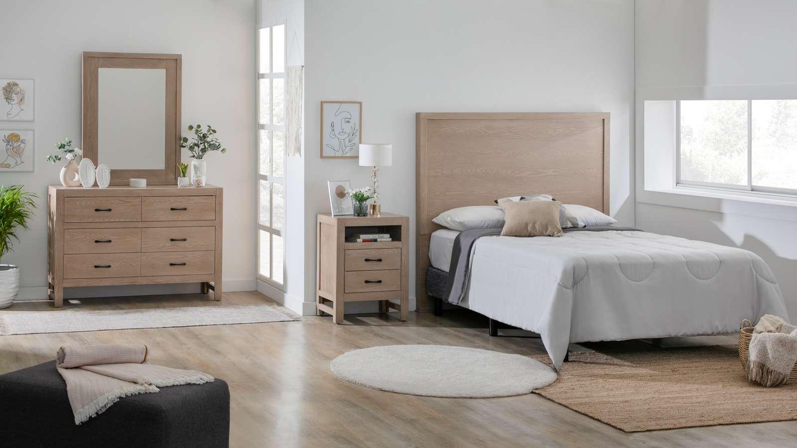 Foto 6 pulgar | Foto 5 | Cabecera Encino Matrimonial Beige