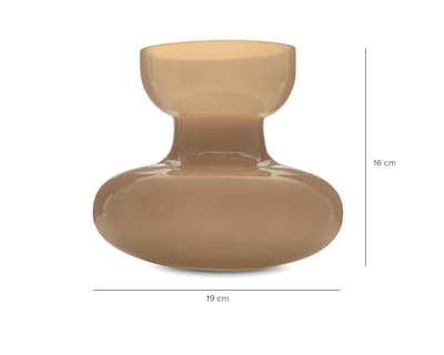 Foto 5 | Foto 5 | Jarrón Decorativo Anna Brown de Vidrio