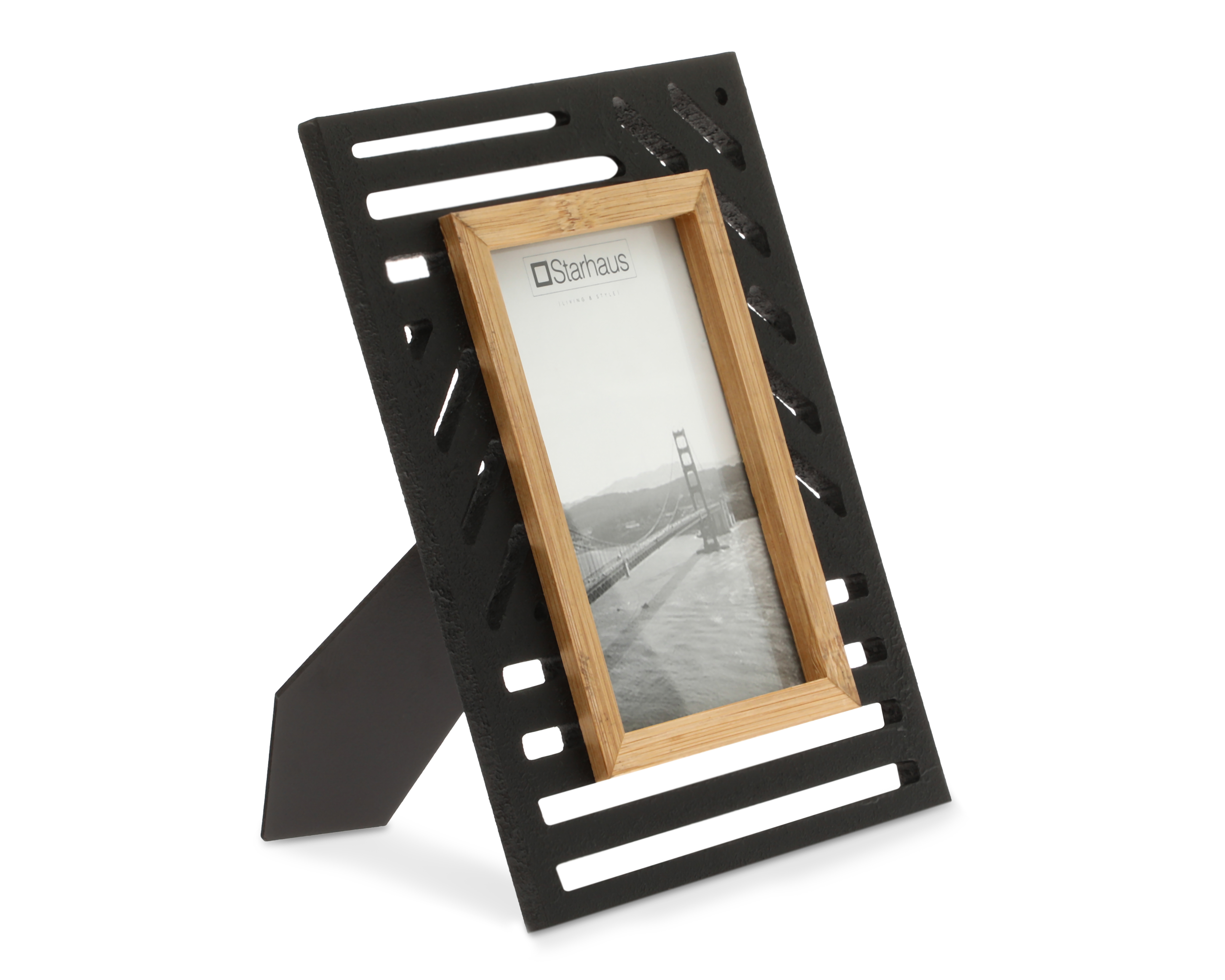 Foto 3 | Foto 2 | Portarretrato de Madera Industrializada 4 x 6 "