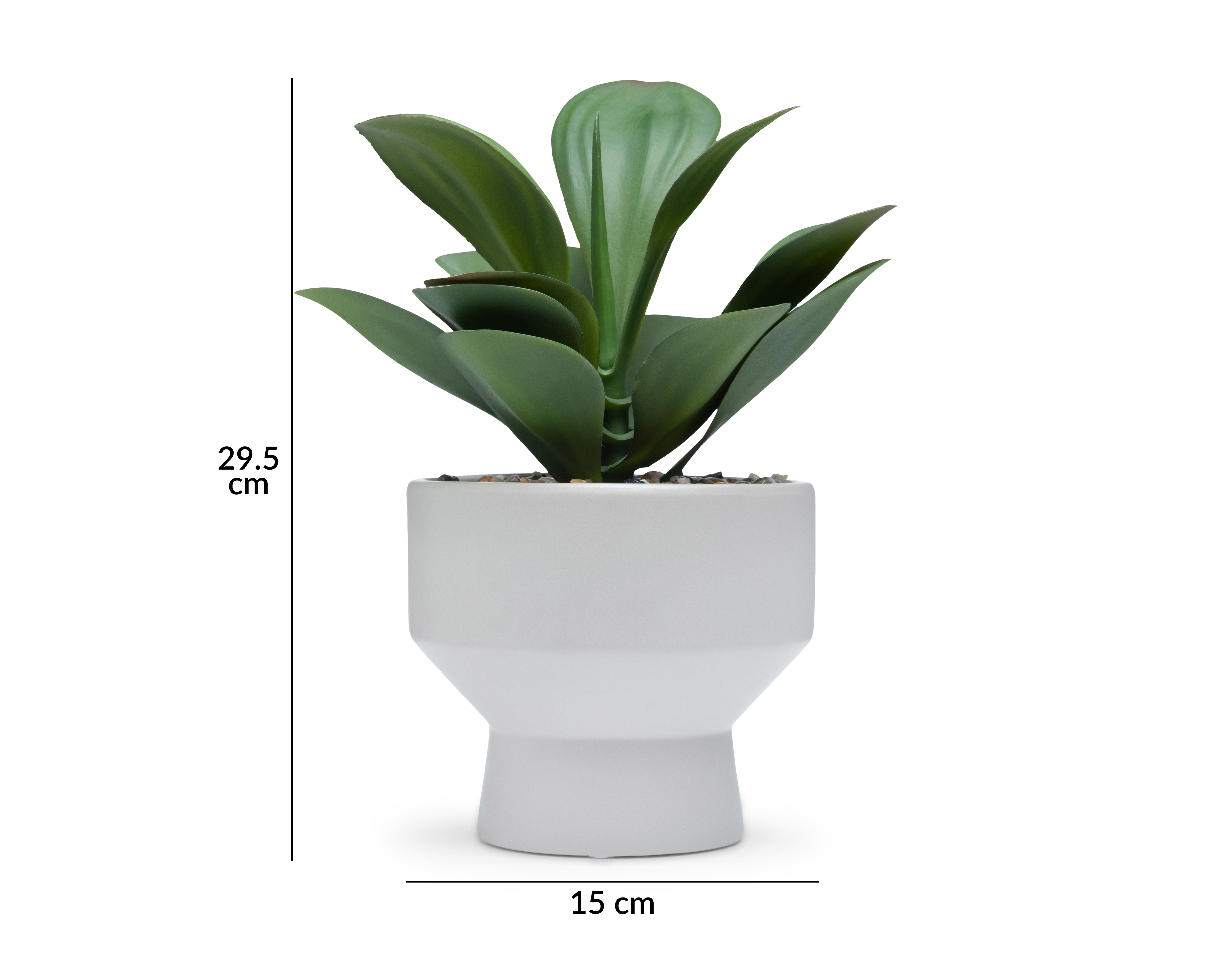 Foto 5 | Foto 5 | Suculenta Artificial con Maceta Starhaus 29.5 cm