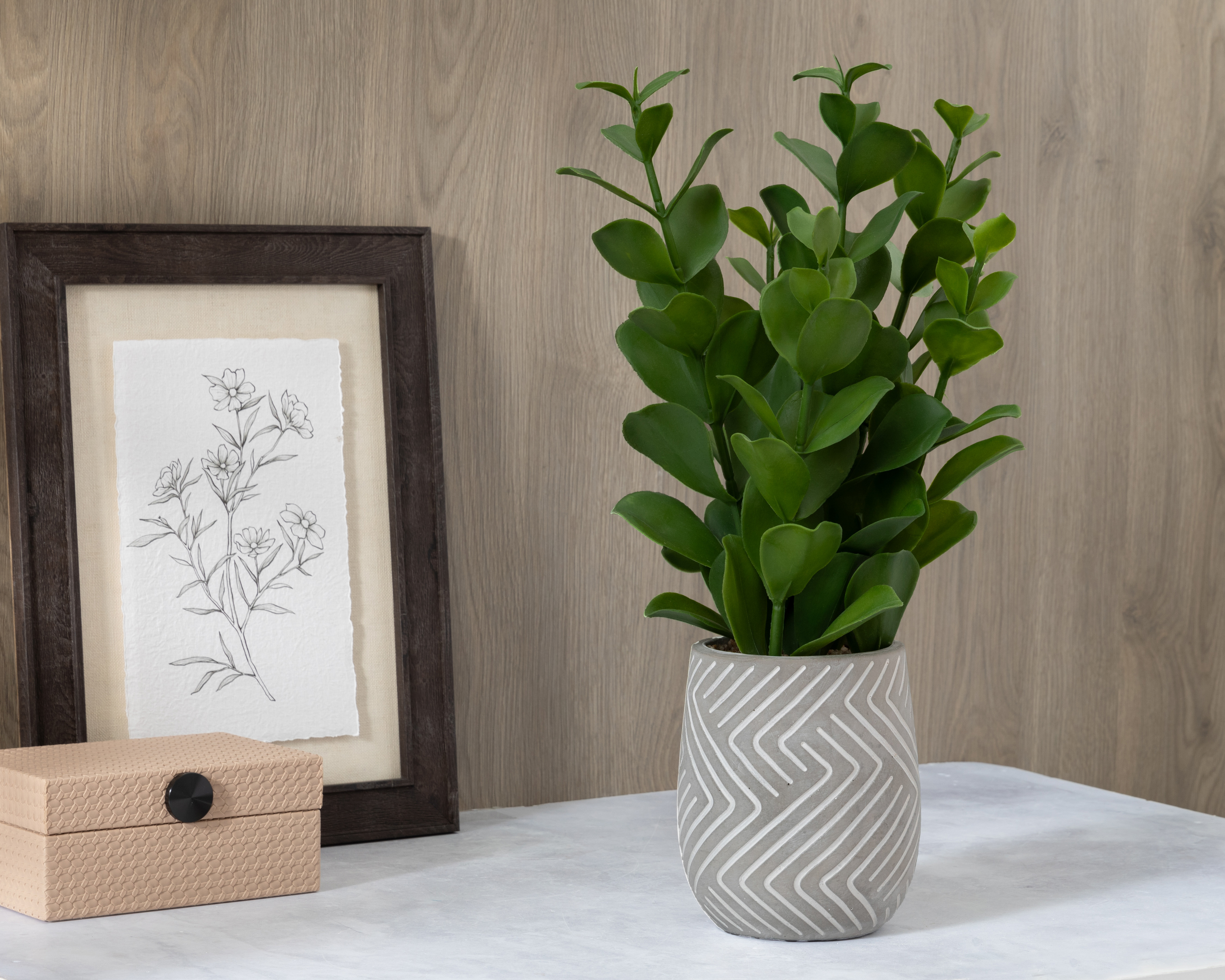 Foto 5 pulgar | Foto 4 | Ficus Artificial con Maceta Starhaus 50 cm