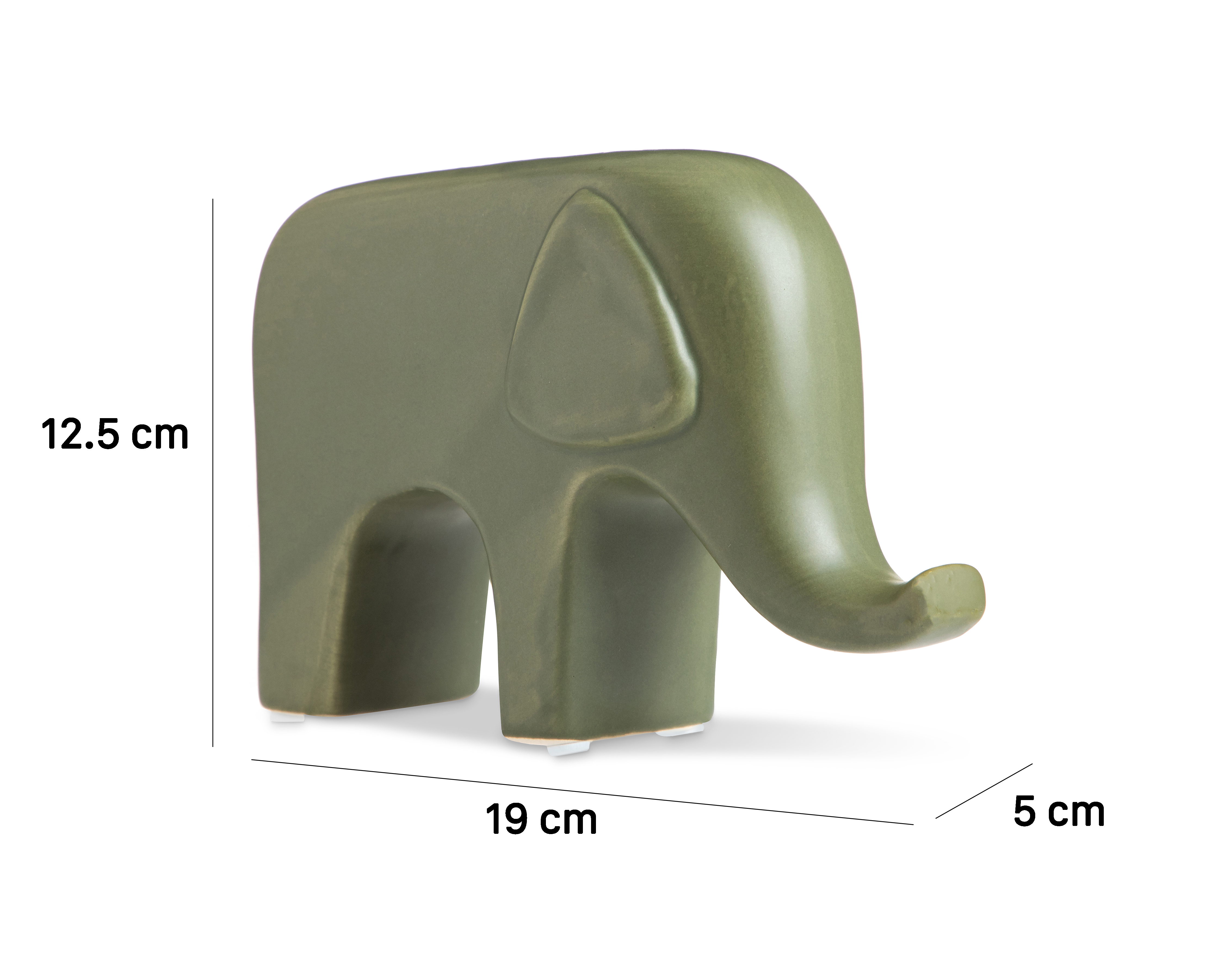 Foto 7 pulgar | Foto 6 | Escultura de Elefante Haimi A de Cerámica