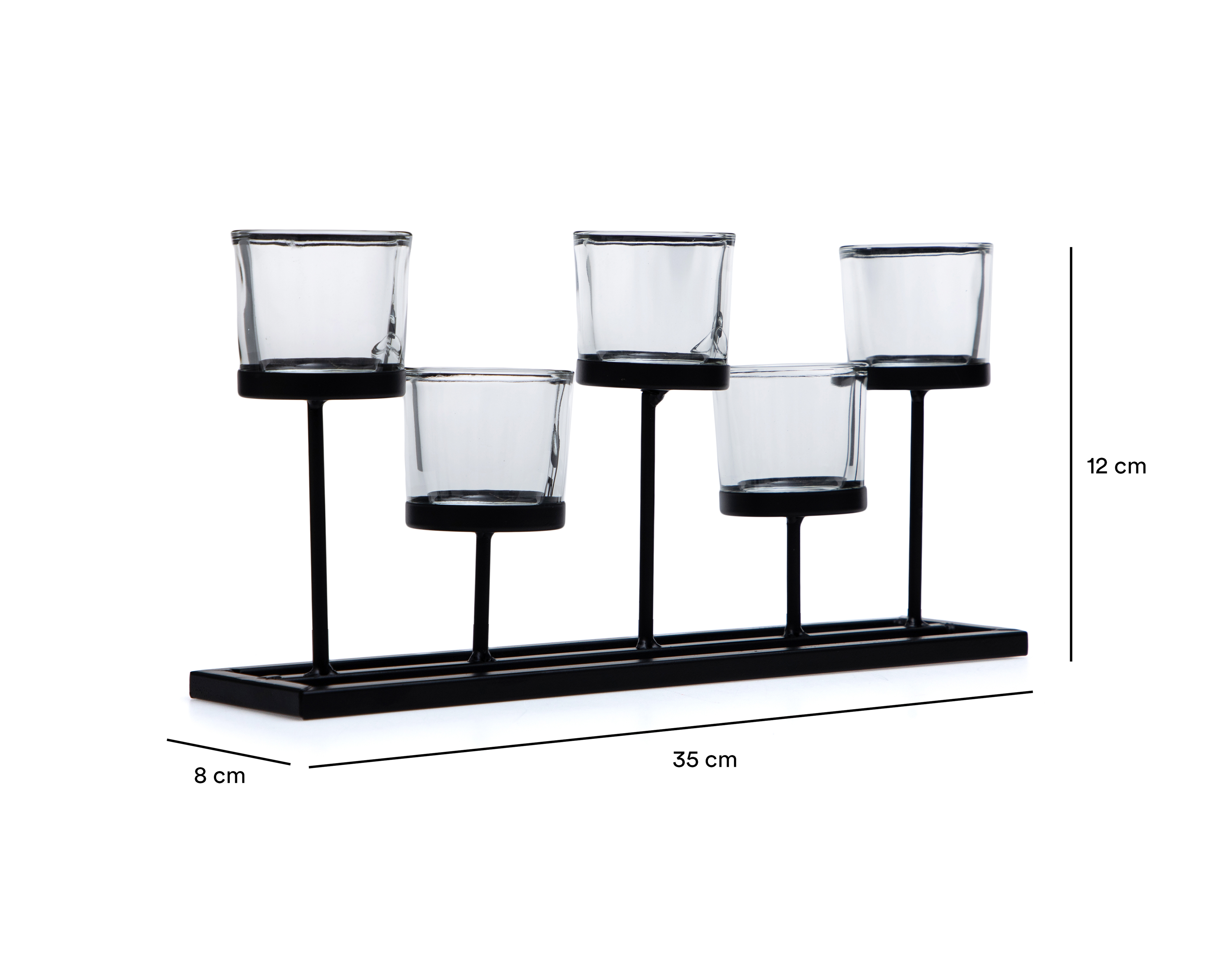 Foto 7 pulgar | Foto 6 | Candelabro Cloe de Metal