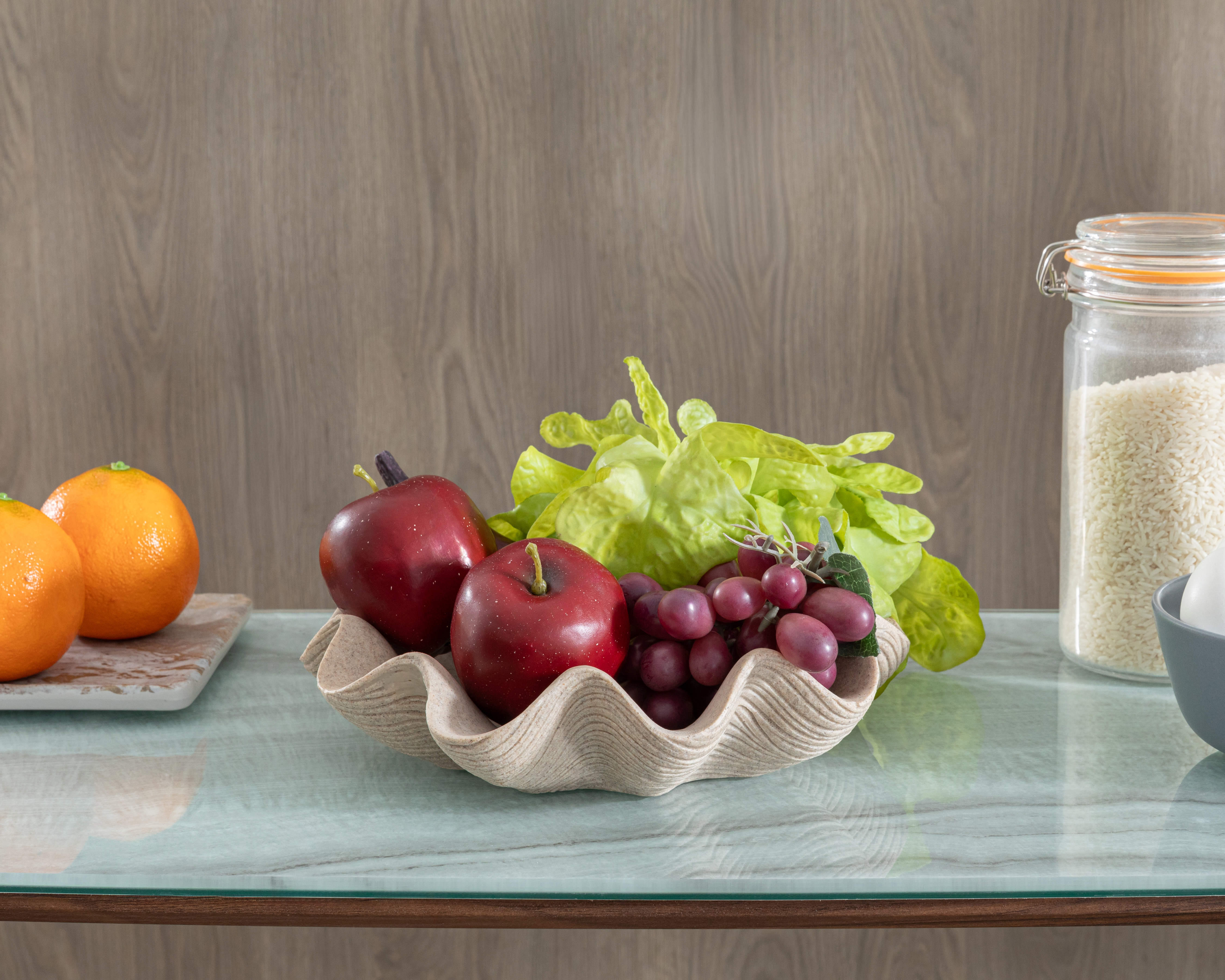 Foto 5 pulgar | Foto 4 | Platón Decorativo Amira de Poliresina