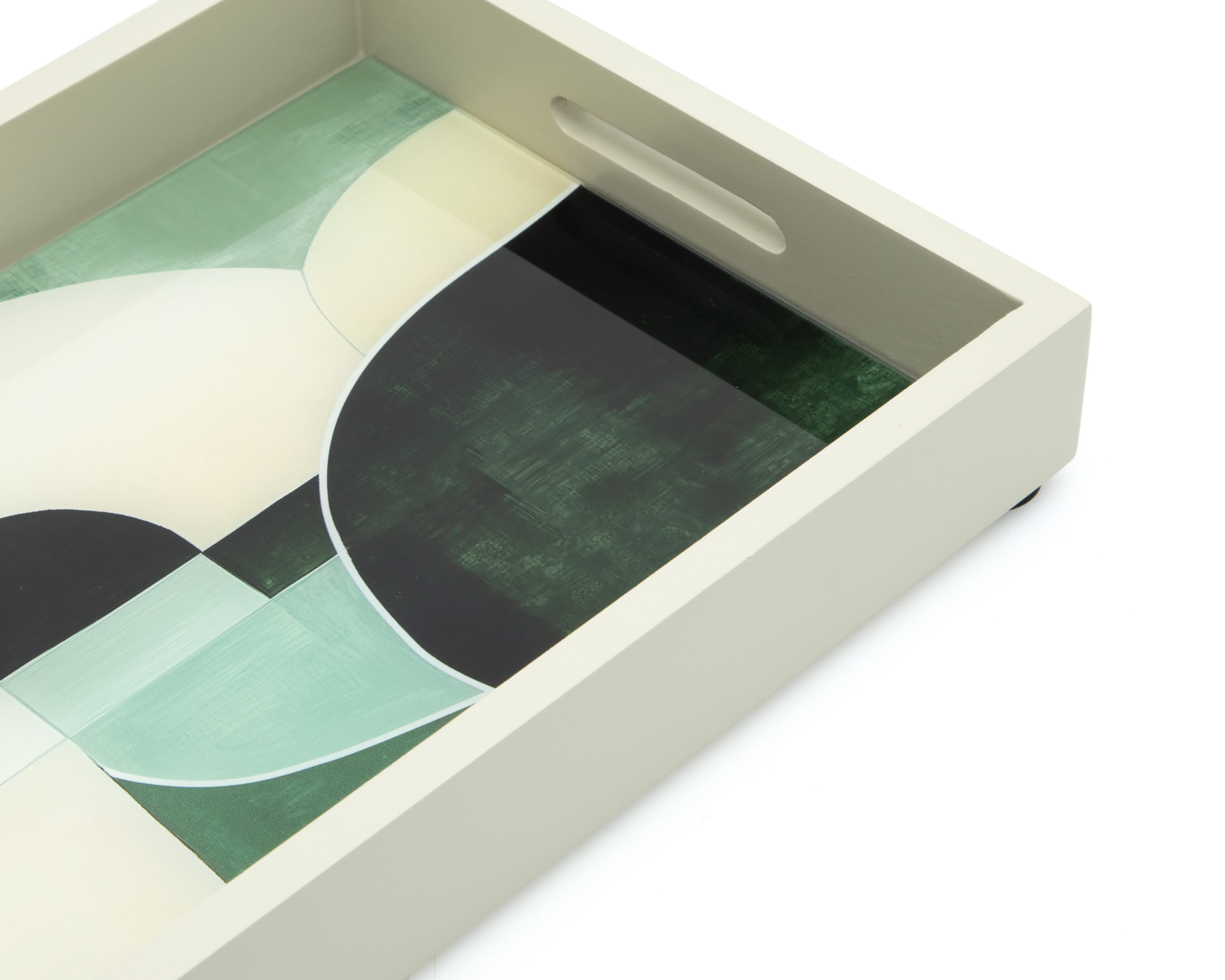 Foto 4 pulgar | Foto 3 | Charola Decorativa Rectangular Yuttony de Madera