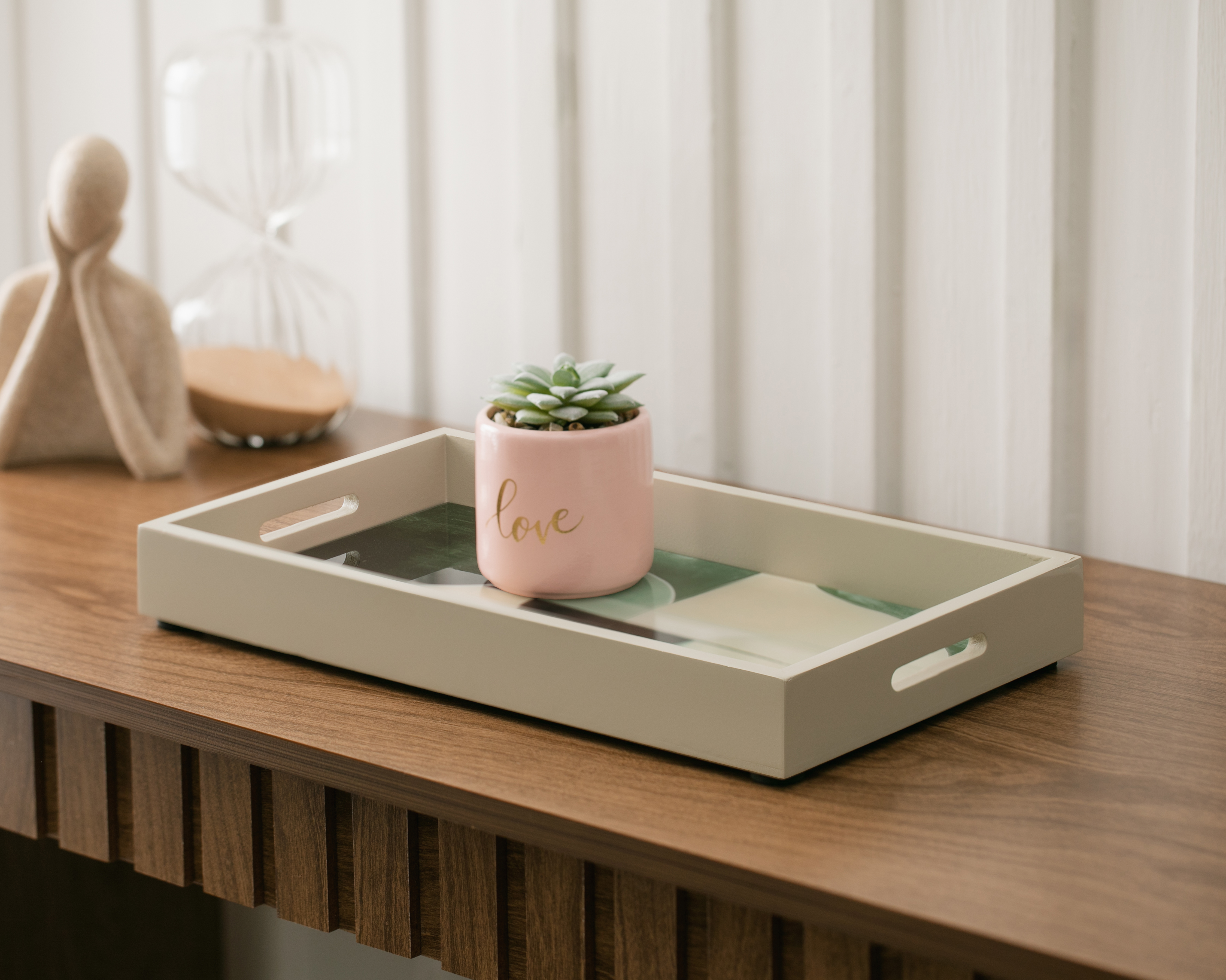 Foto 4 | Foto 4 | Charola Decorativa Rectangular Yuttony de Madera