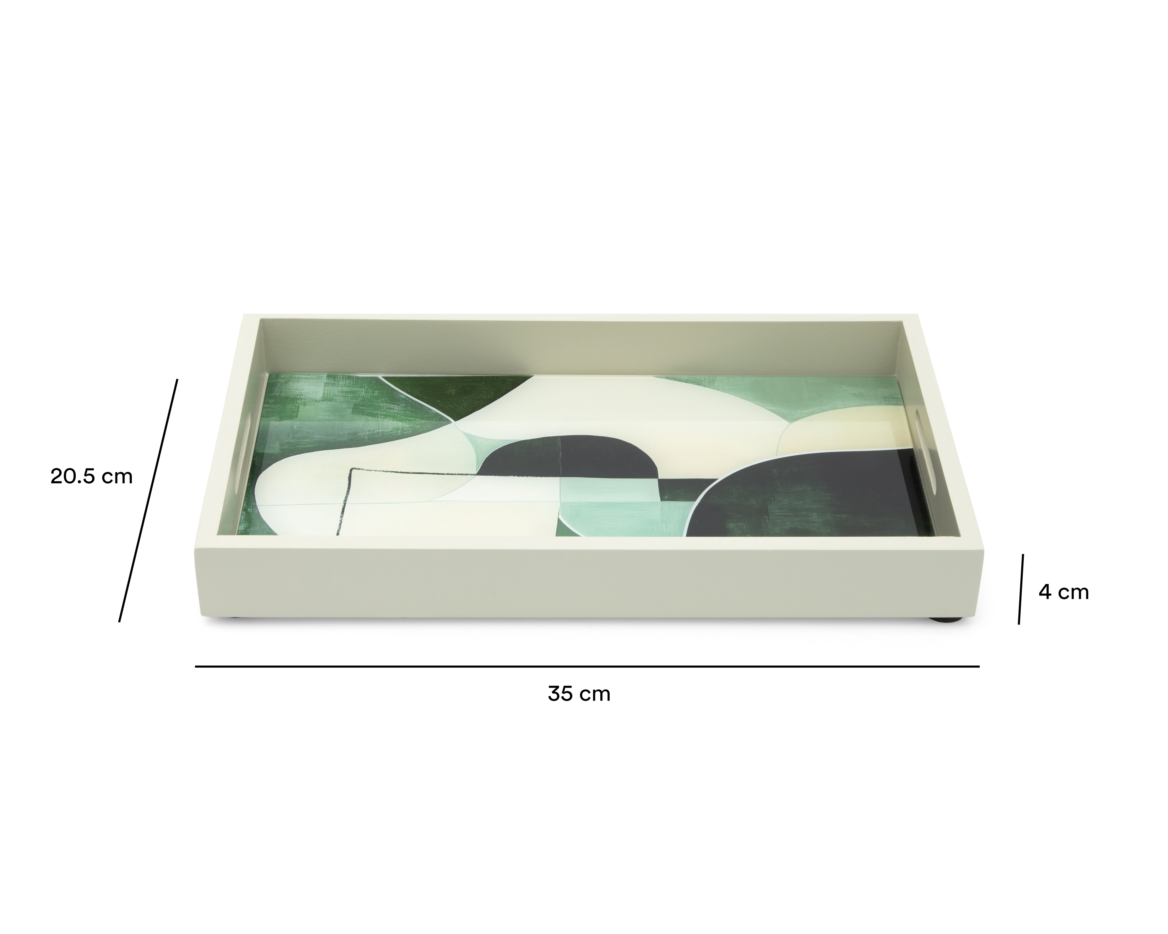 Foto 5 | Foto 5 | Charola Decorativa Rectangular Yuttony de Madera