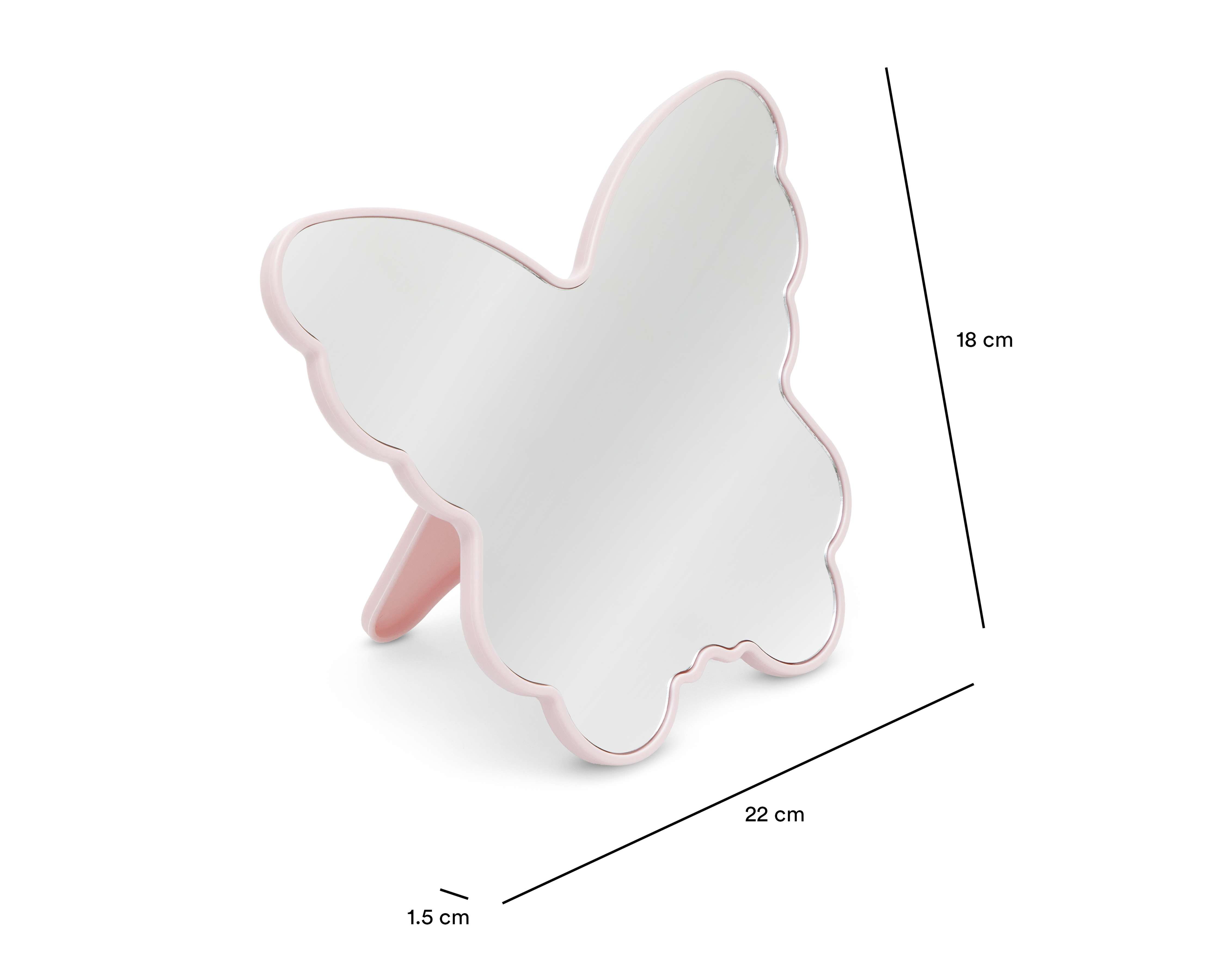 Foto 5 | Foto 5 | Espejo Mariposa Fipple 22 x 18 cm