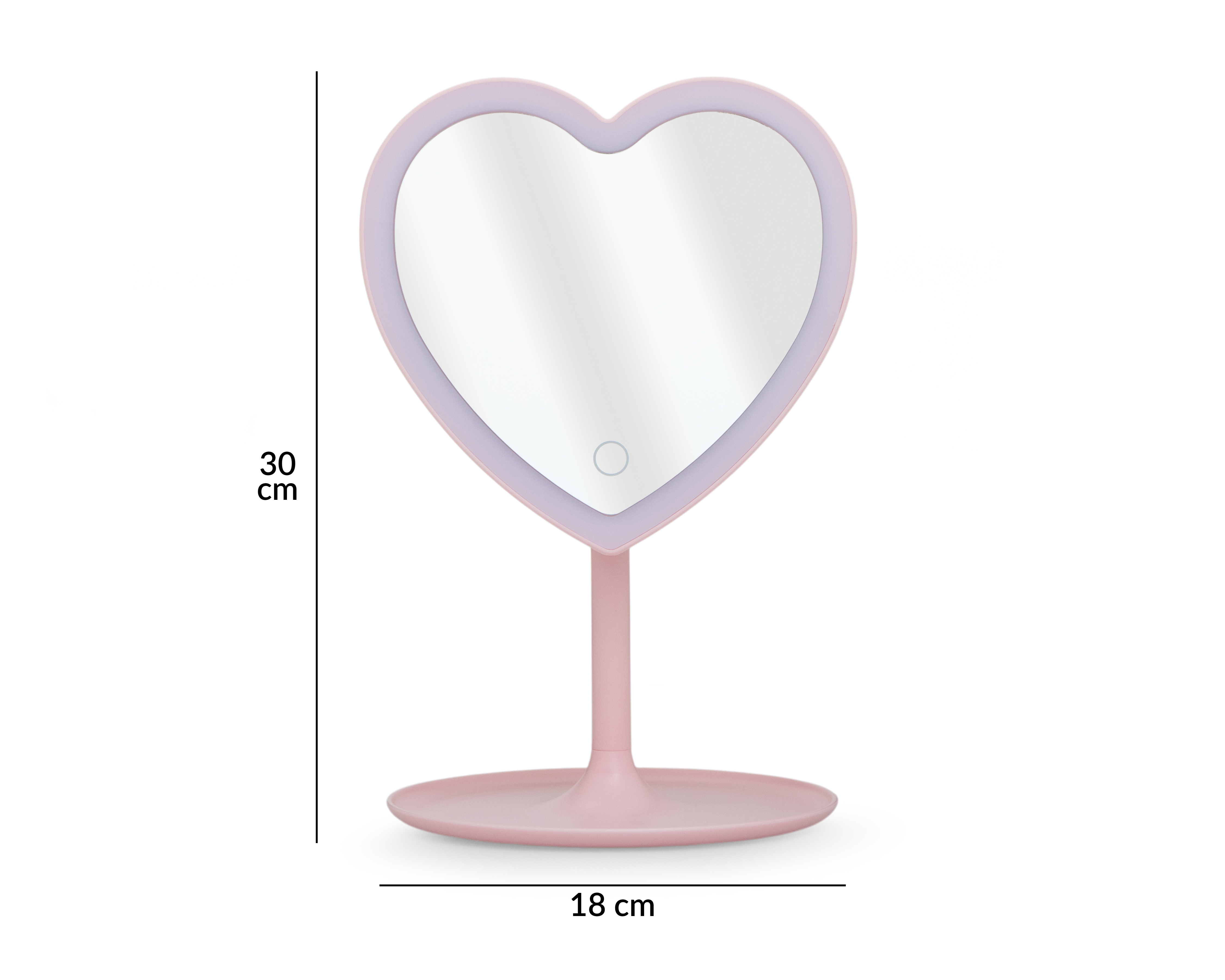Foto 6 | Foto 6 | Espejo de Corazón Adelric 18 x 30 cm