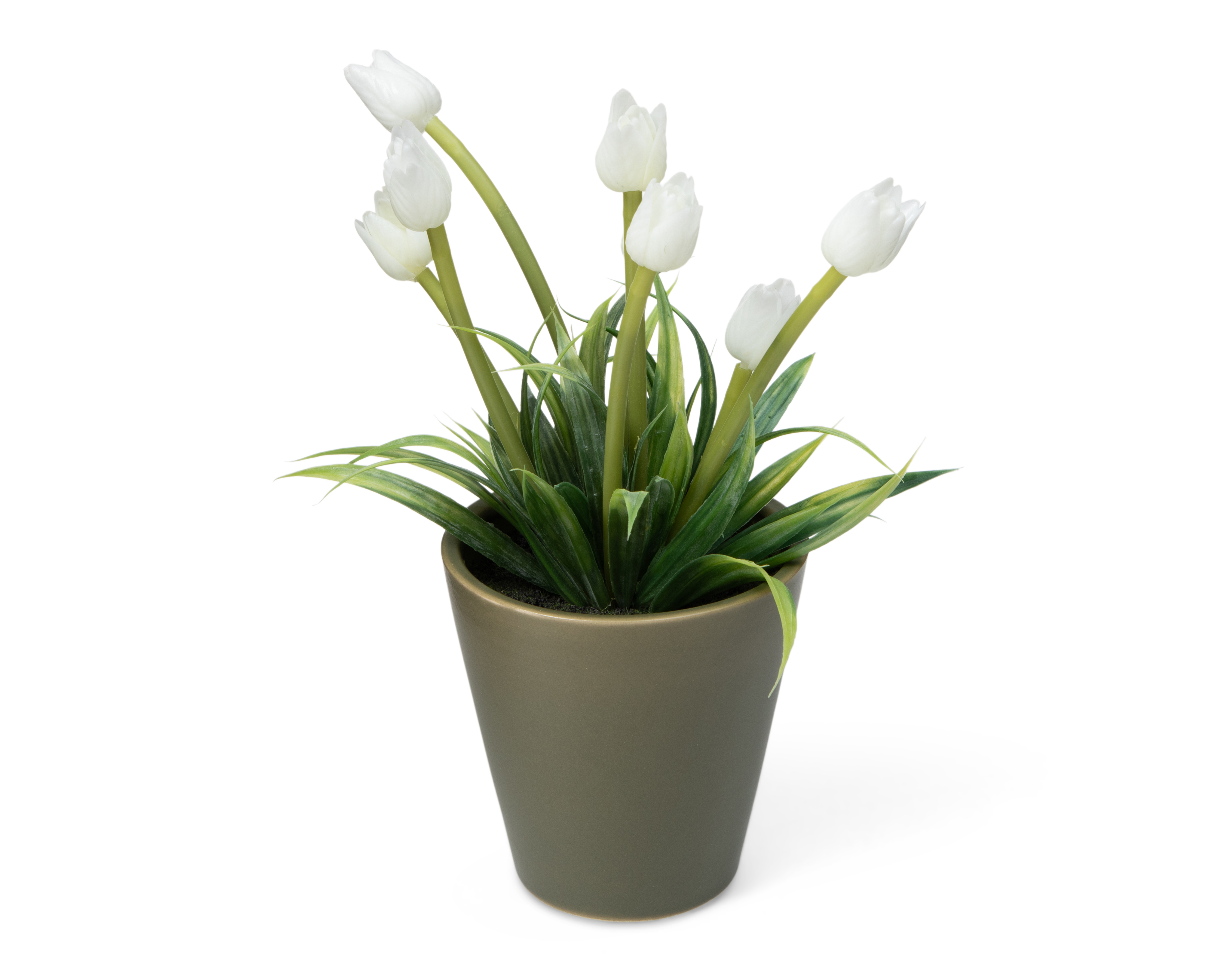 Foto 2 | Foto 2 | Tulipán Artificial con Maceta Starhaus 23 cm