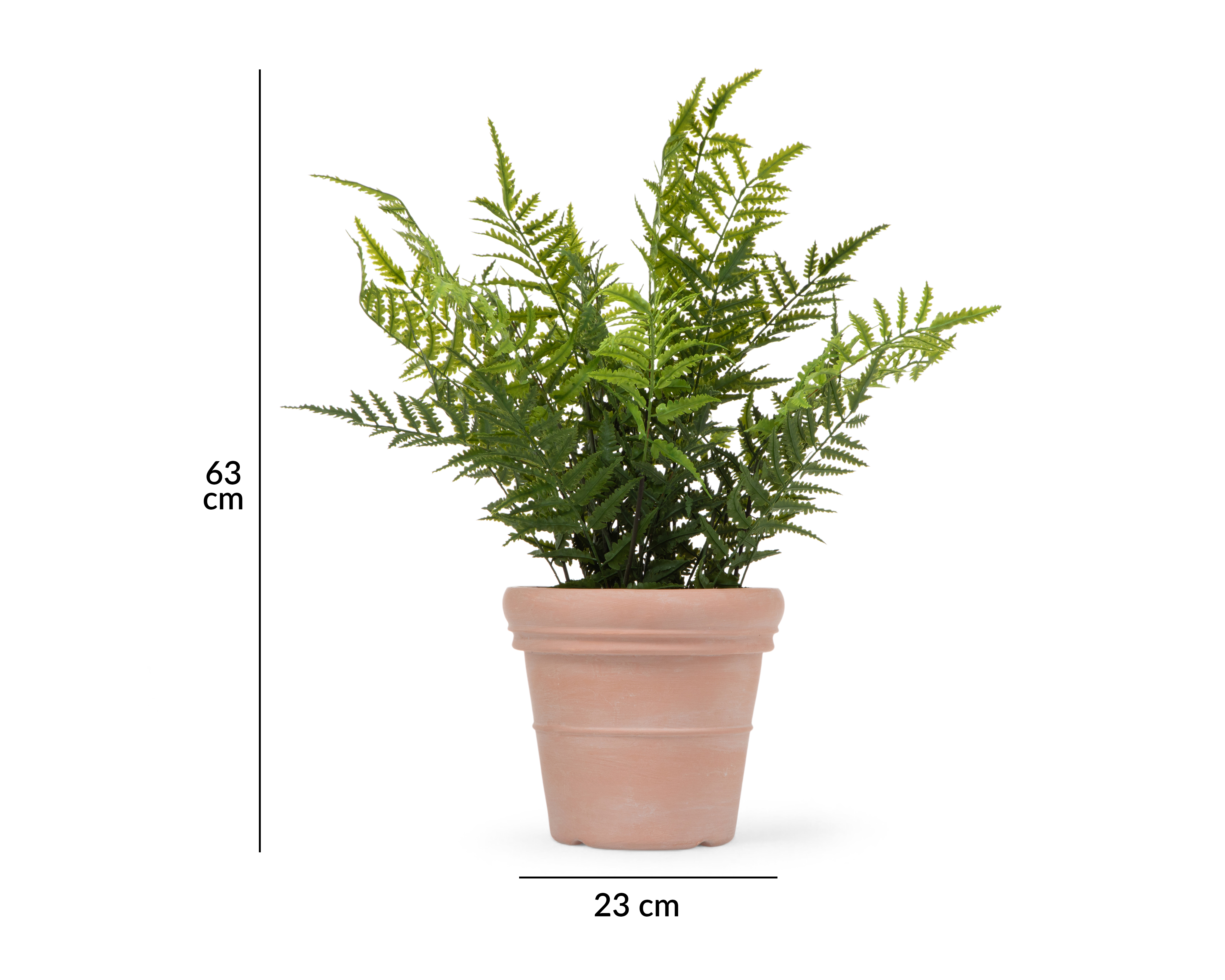 Foto 6 pulgar | Foto 5 | Helecho Artificial con Maceta Starhaus 63 cm