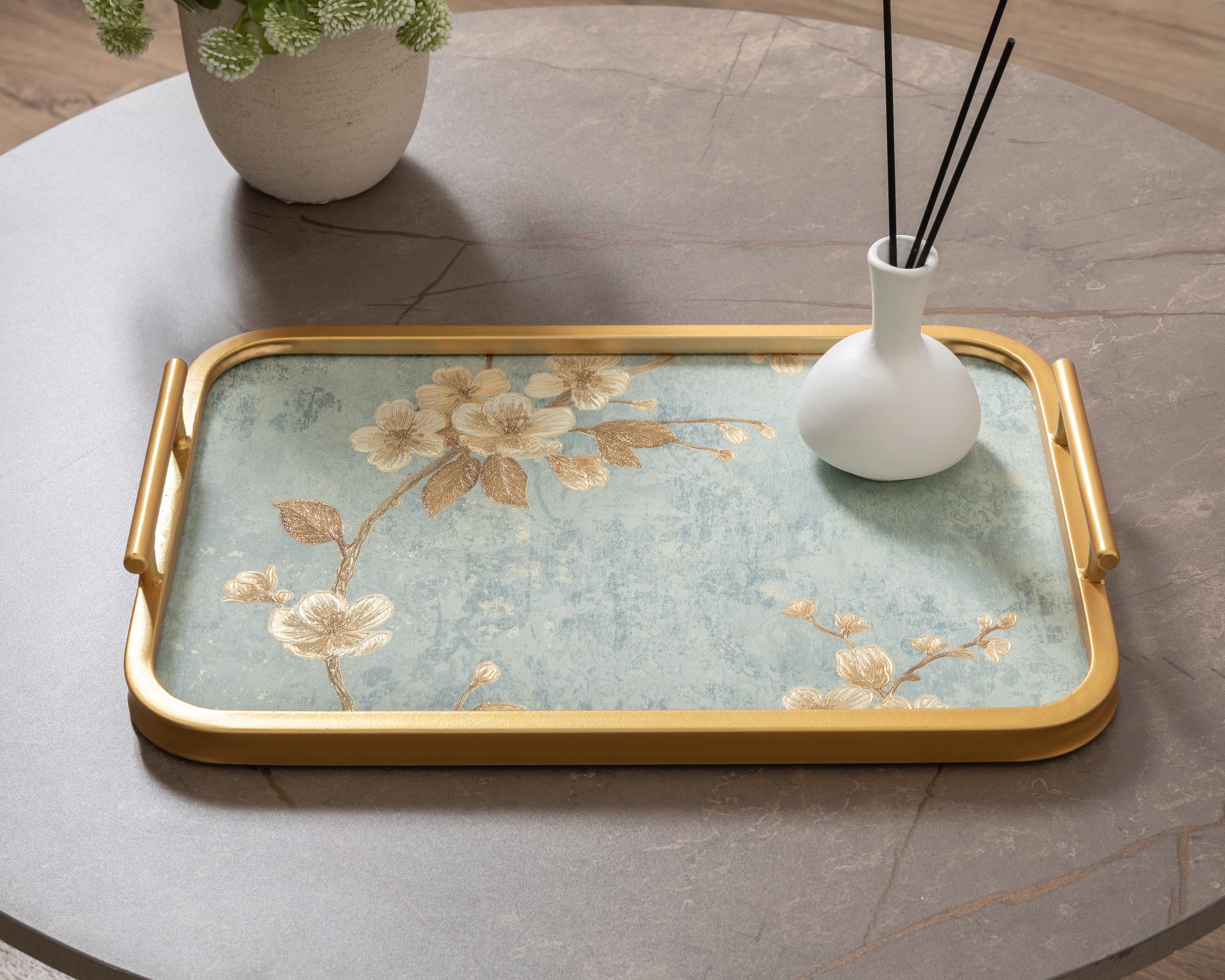 Foto 4 | Foto 4 | Platón Decorativo Ophelia de Madera Industrializada