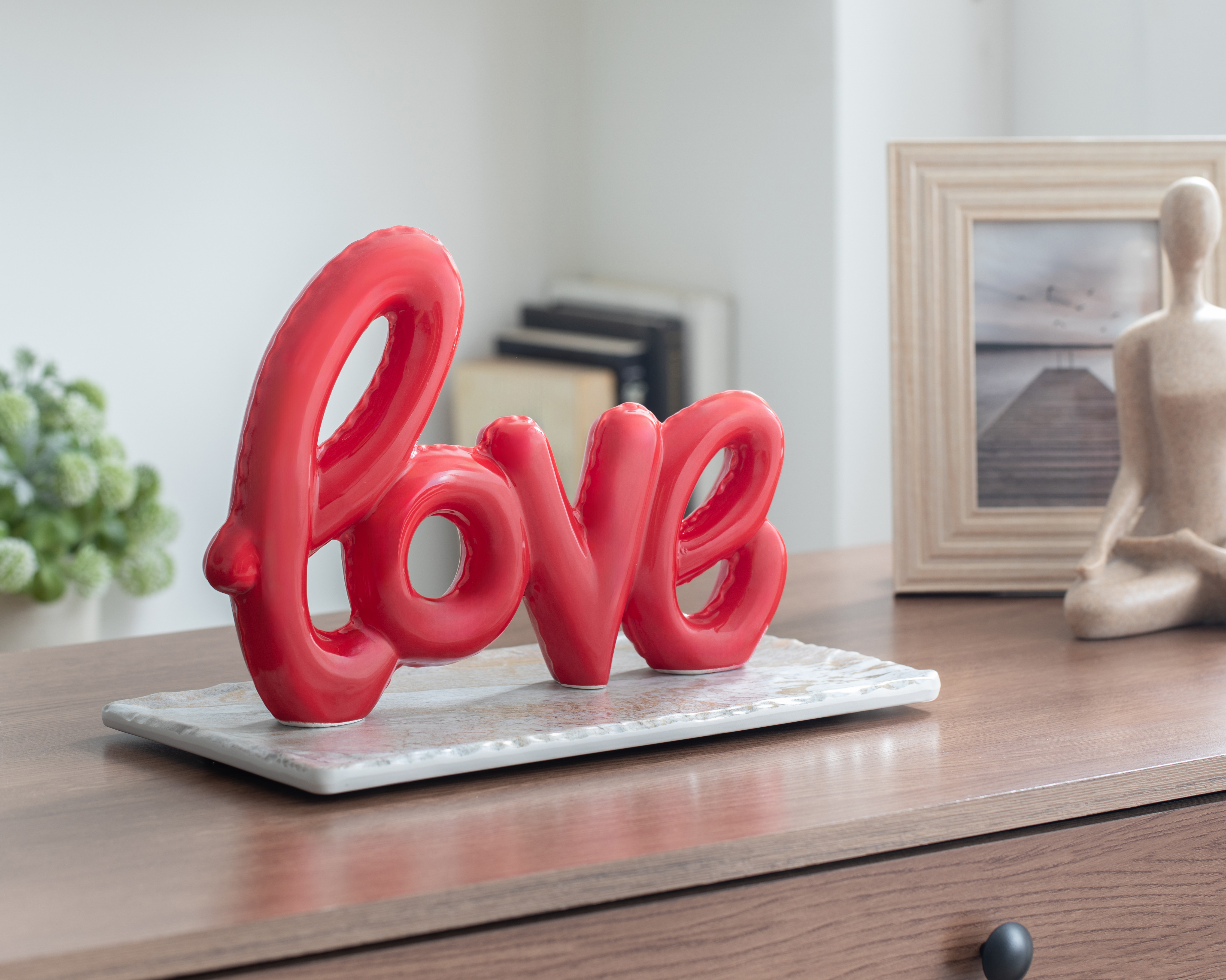 Foto 5 | Foto 5 | Letrero Decorativo Love de Cerámica