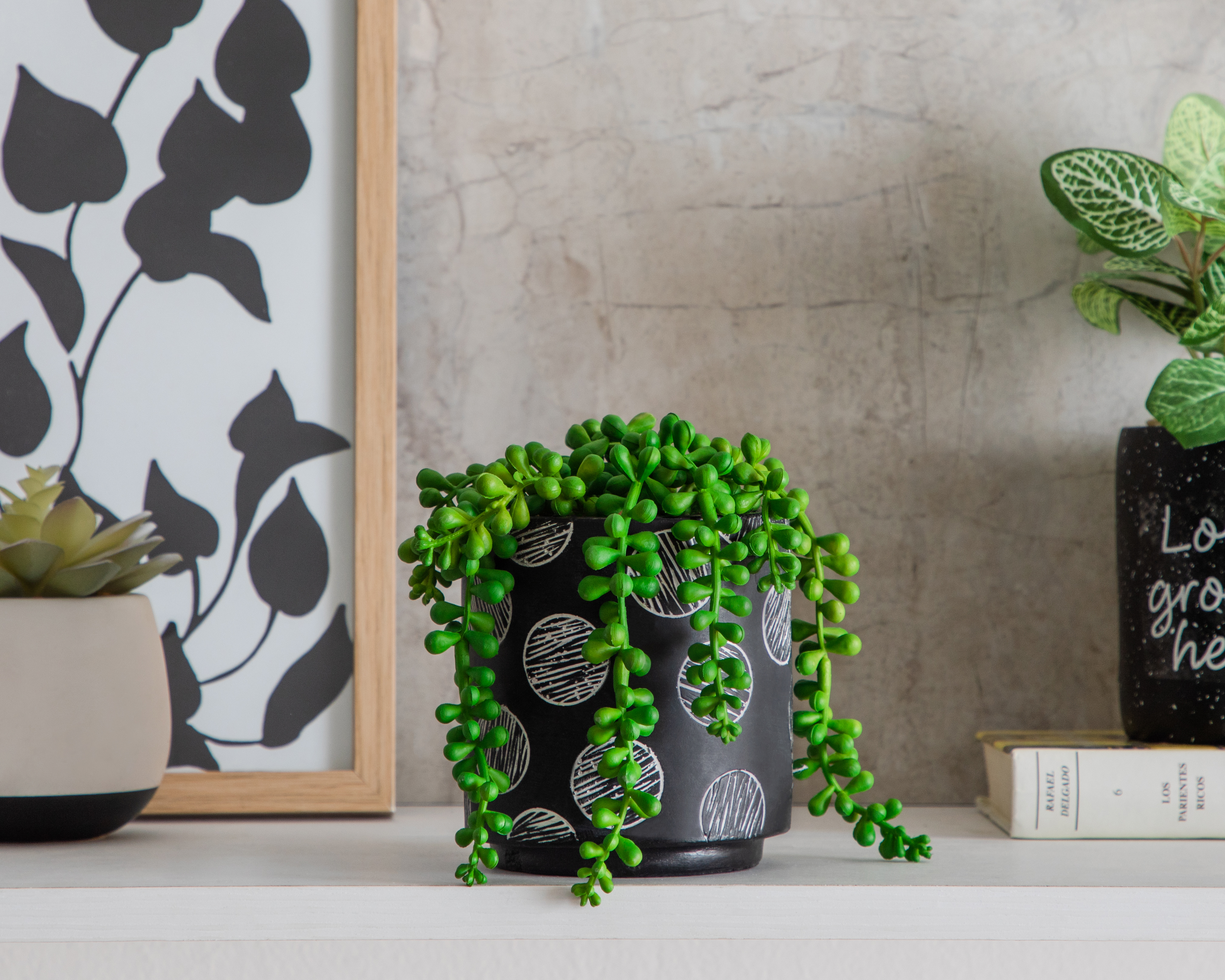 Foto 5 pulgar | Foto 4 | Planta Artificial con Maceta Starhaus 15 cm