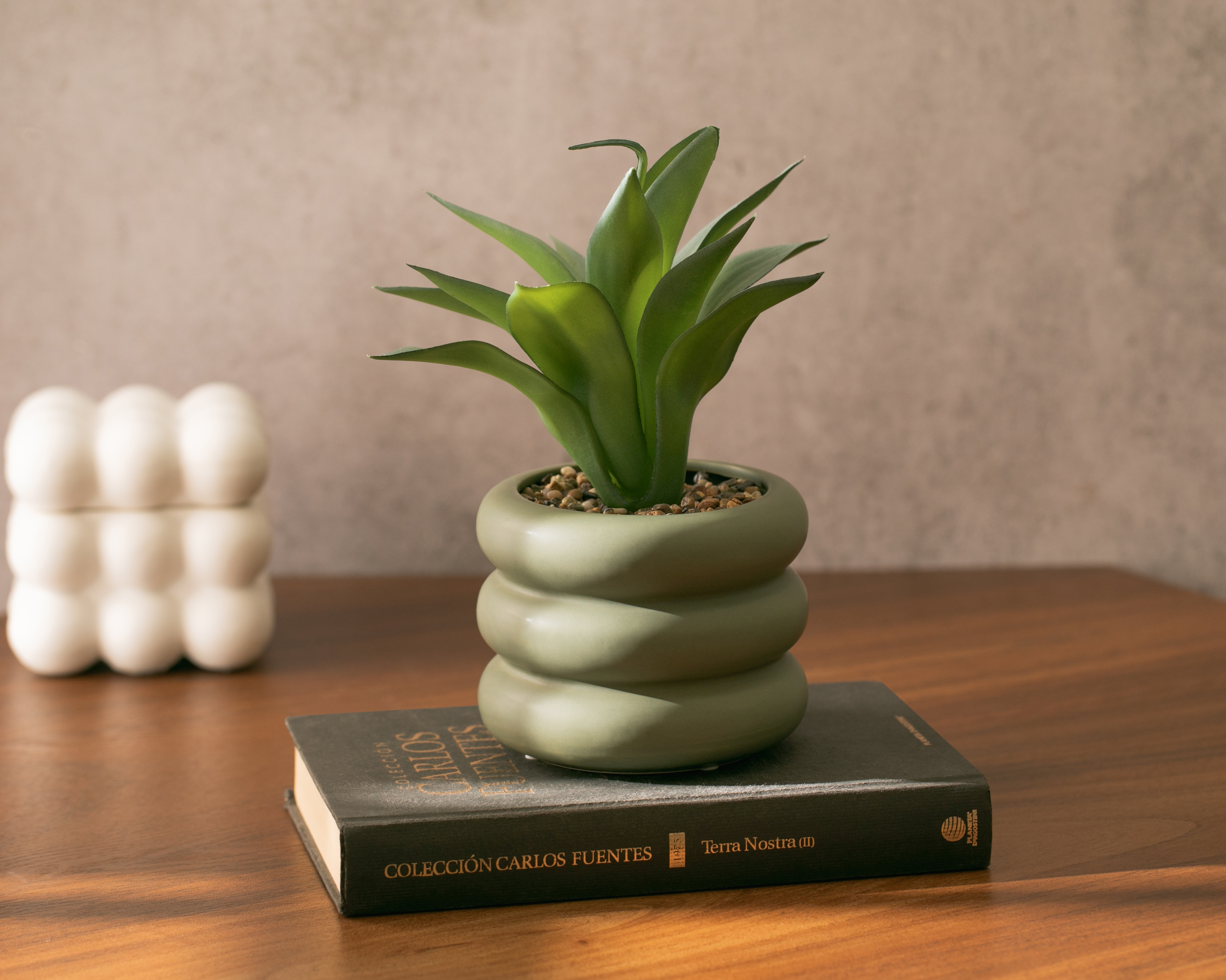 Foto 5 pulgar | Foto 4 | Planta Artificial con Maceta Starhaus 23 cm