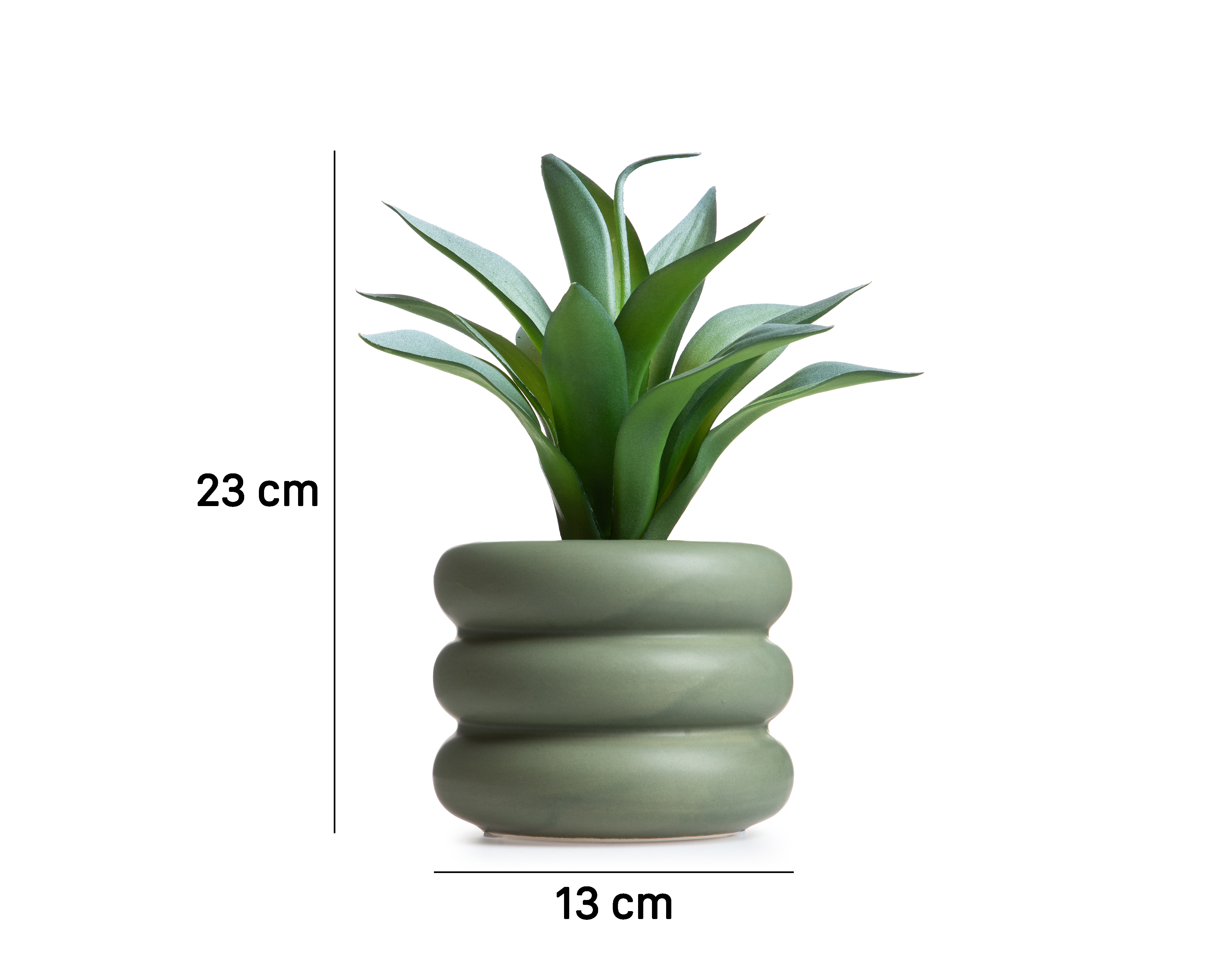 Foto 6 pulgar | Foto 5 | Planta Artificial con Maceta Starhaus 23 cm